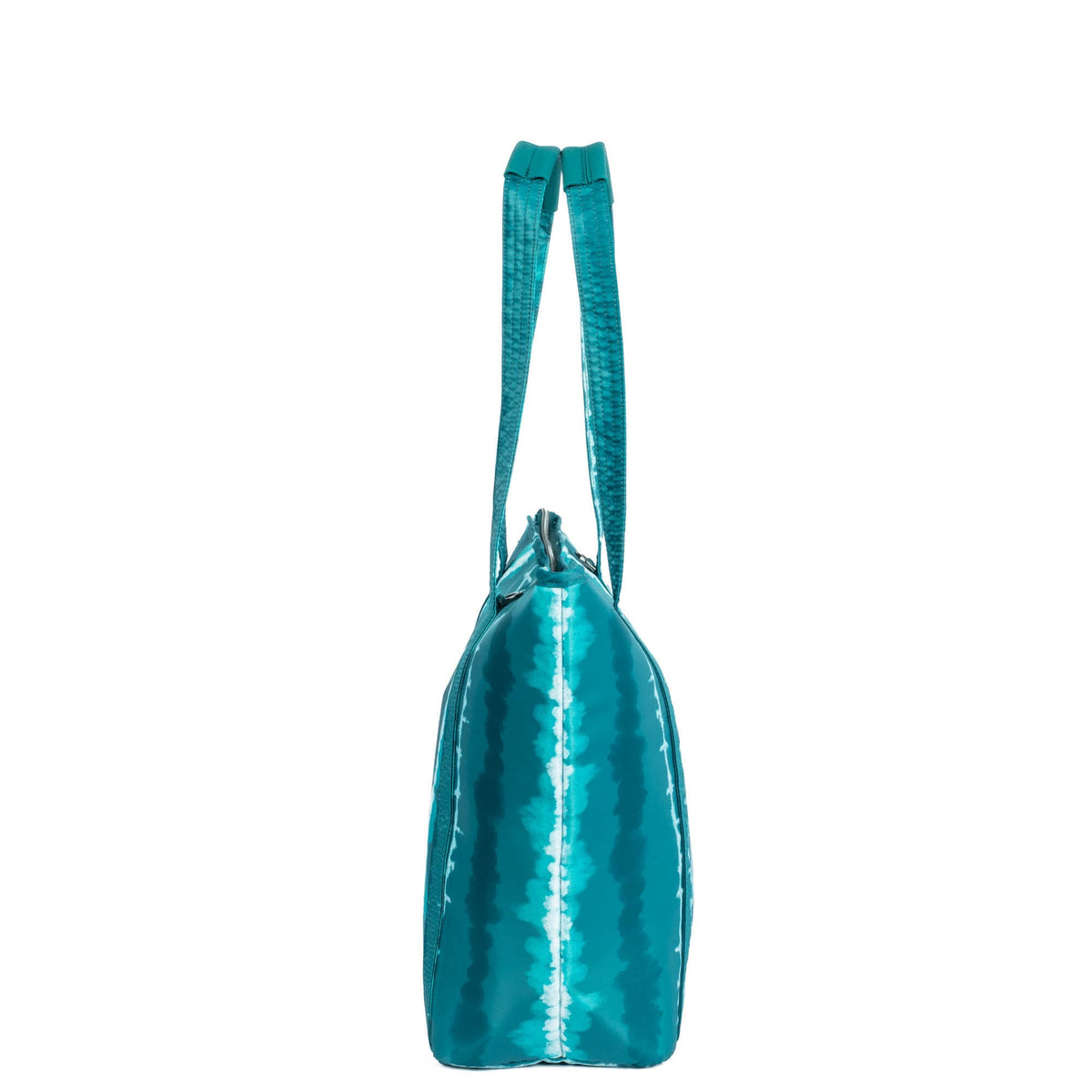 Scramble Insulated Tote Bag - SHIBORI EMERALD TEAL - Scramble_ShiboriEmeraldTeal_03