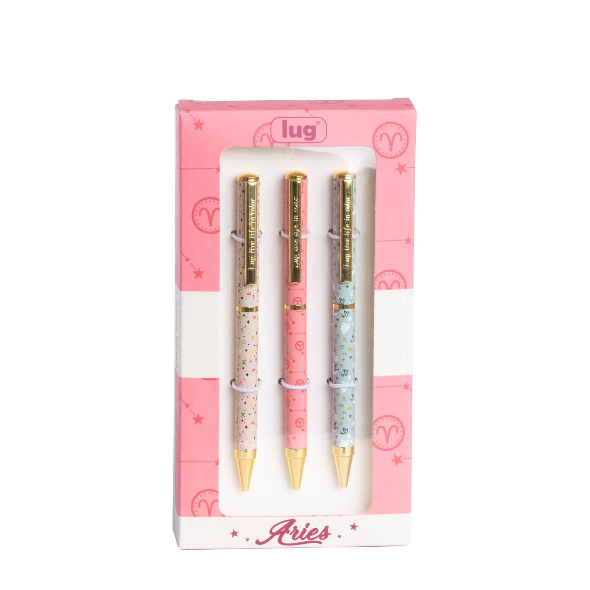 Lug Pens 3pk - Zodiac - ARIES - ScribblePen_Aries_01