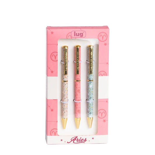Lug Pens 3pk - Zodiac - ARIES - ScribblePen_Aries_01