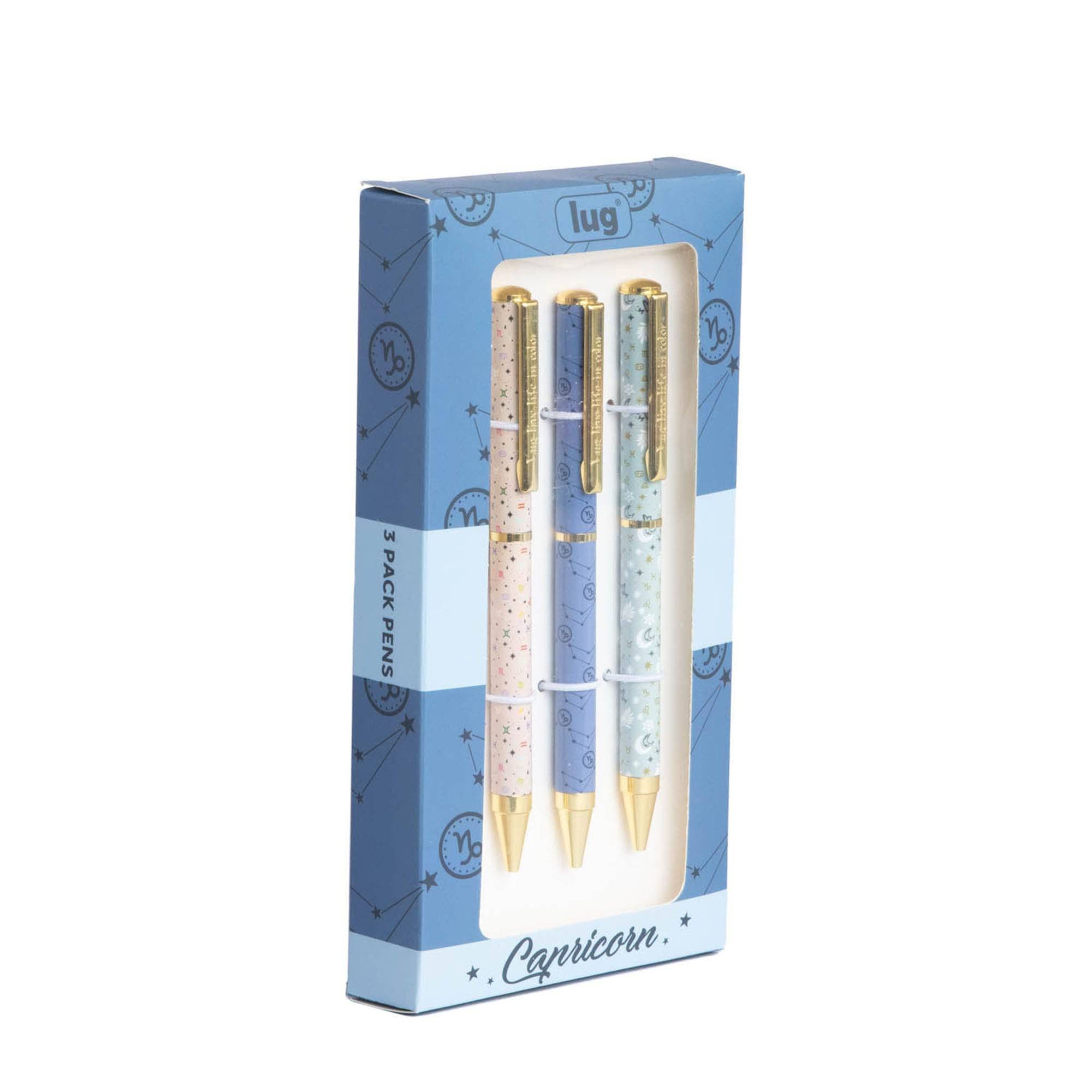 Lug Pens 3pk - Zodiac - CAPRICORN - ScribblePen_Capricorn_02