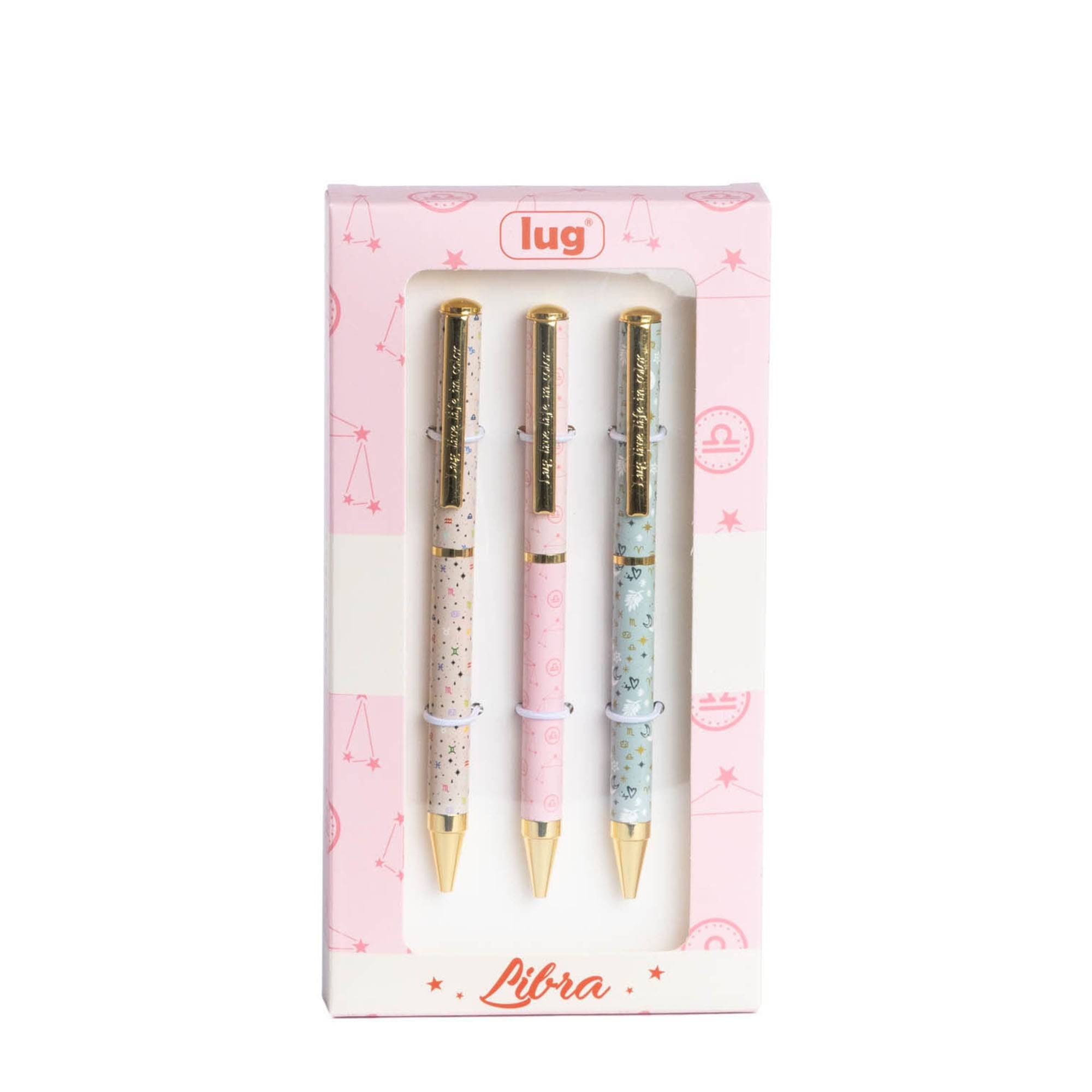 Lug Pens 3pk - Zodiac - LIBRA - ScribblePen_Libra_01