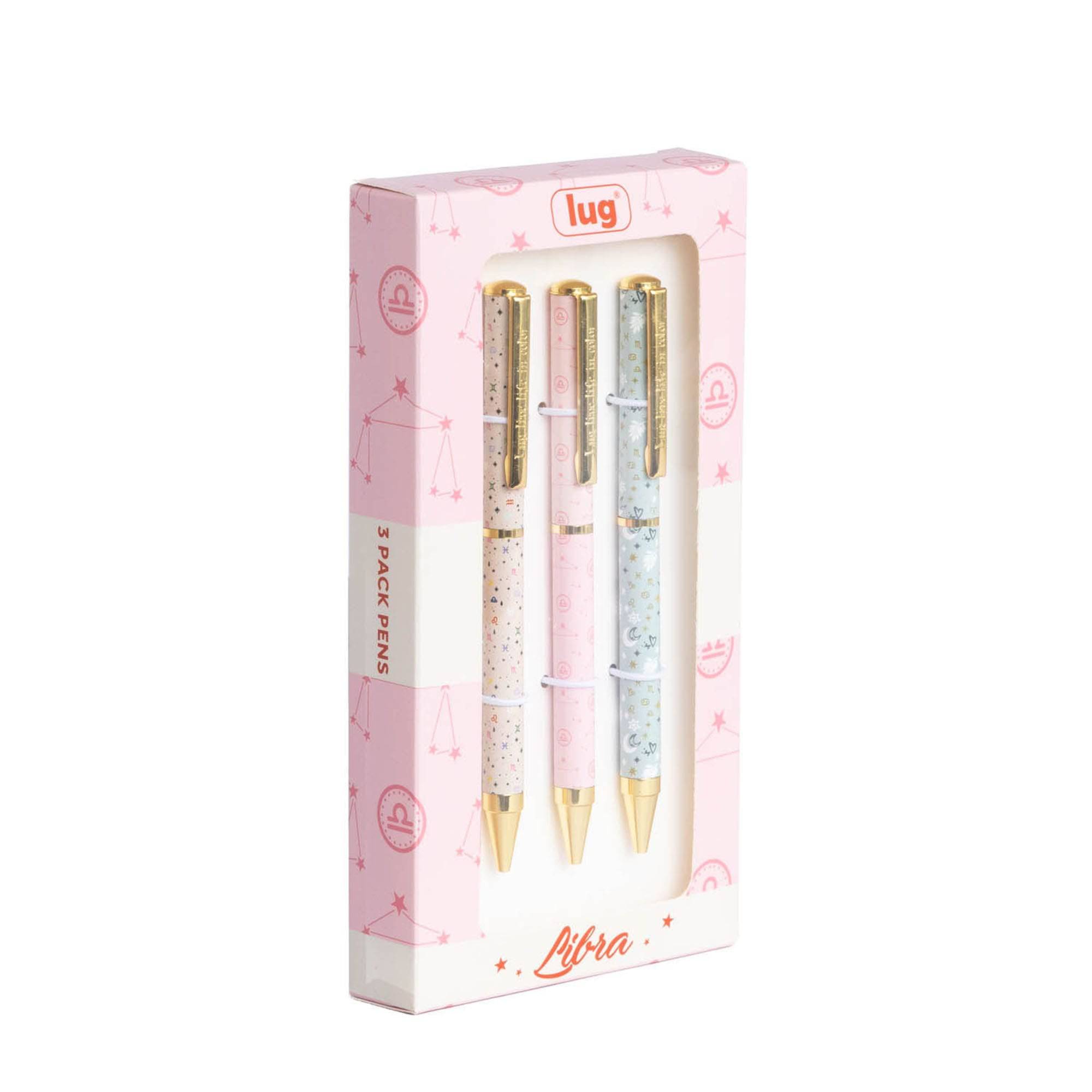 Lug Pens 3pk - Zodiac - LIBRA - ScribblePen_Libra_02