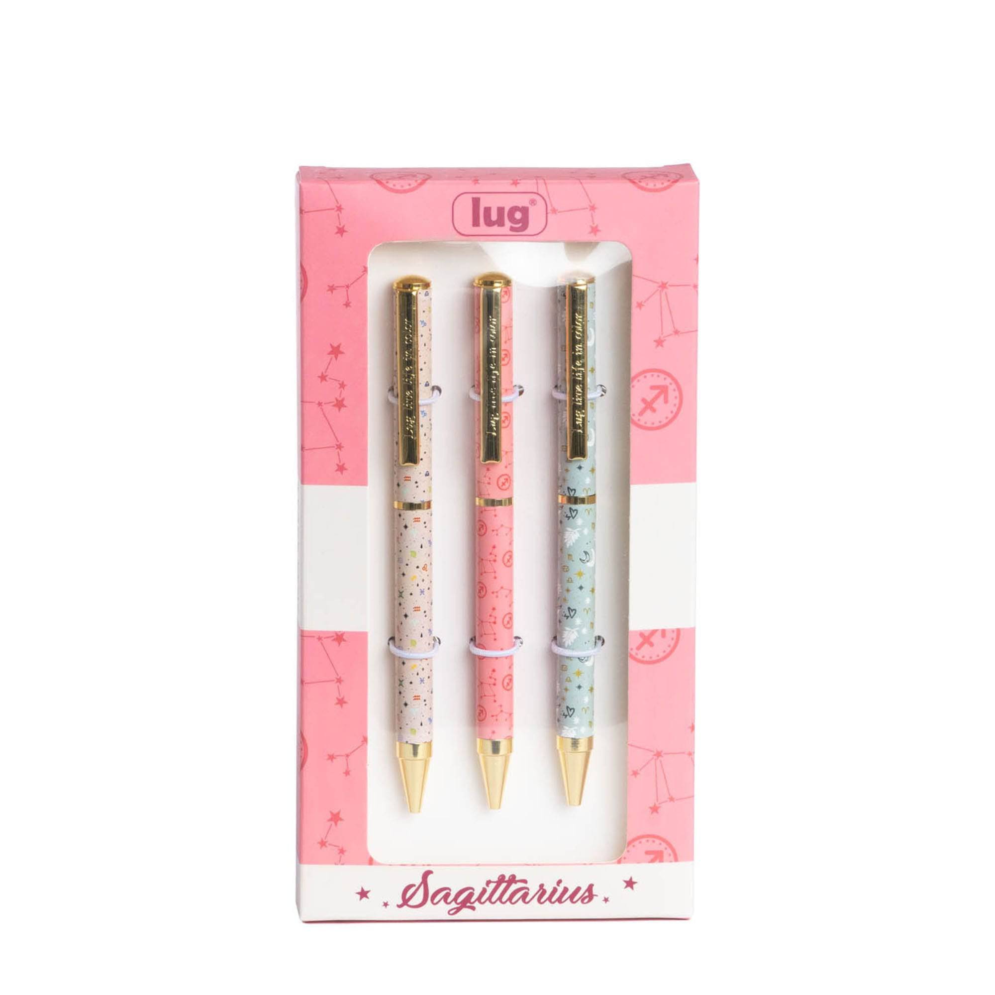 Lug Pens 3pk - Zodiac - SAGITTARIUS - ScribblePen_Sagittarius_01