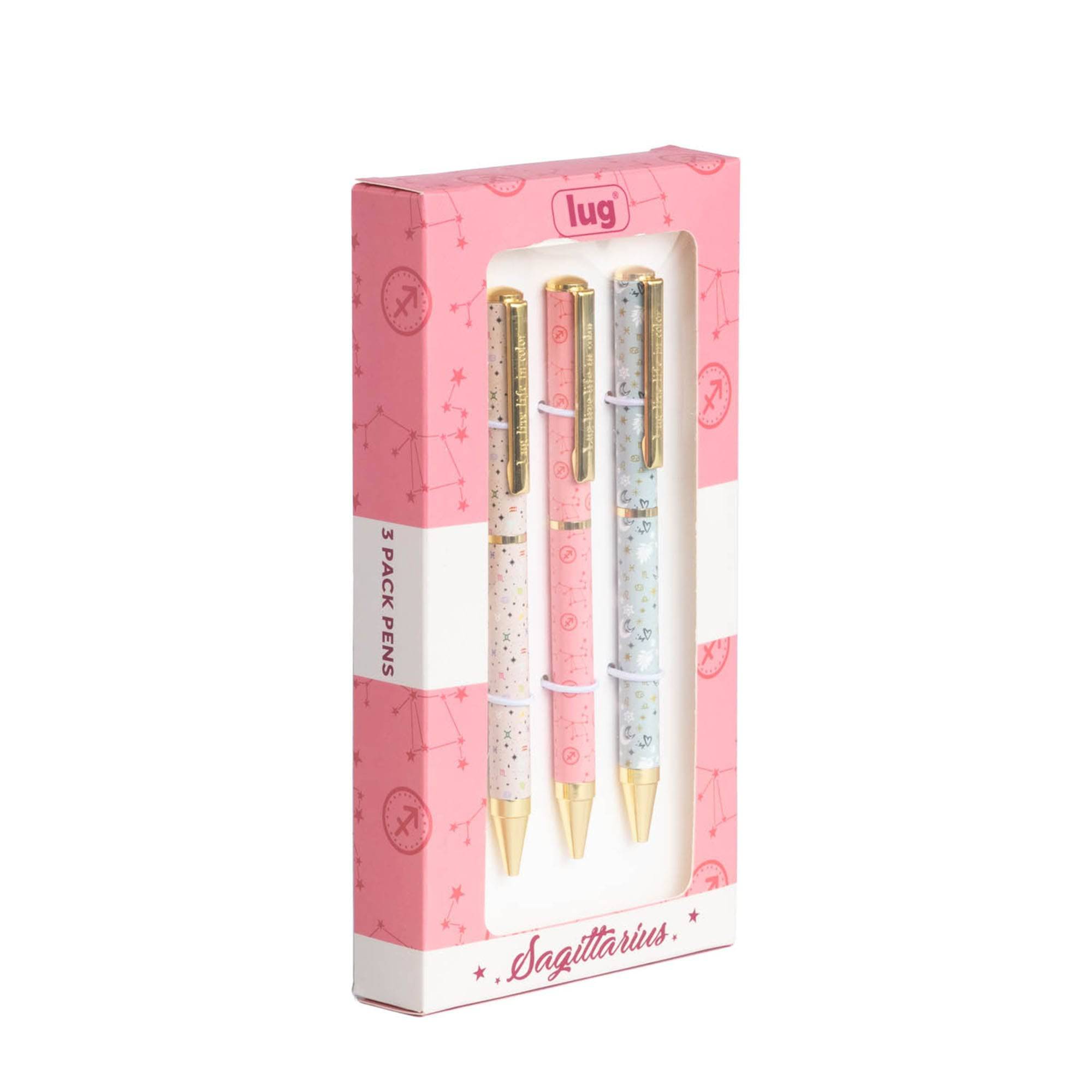 Lug Pens 3pk - Zodiac - SAGITTARIUS - ScribblePen_Sagittarius_02