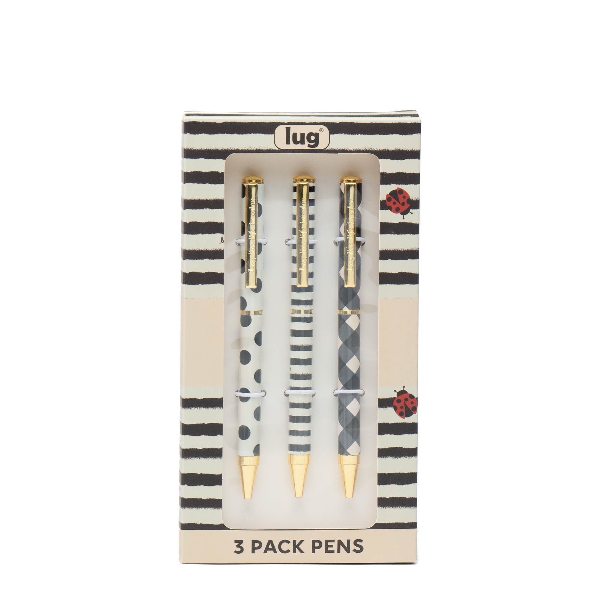 Lug Pens 3pk - Scribble