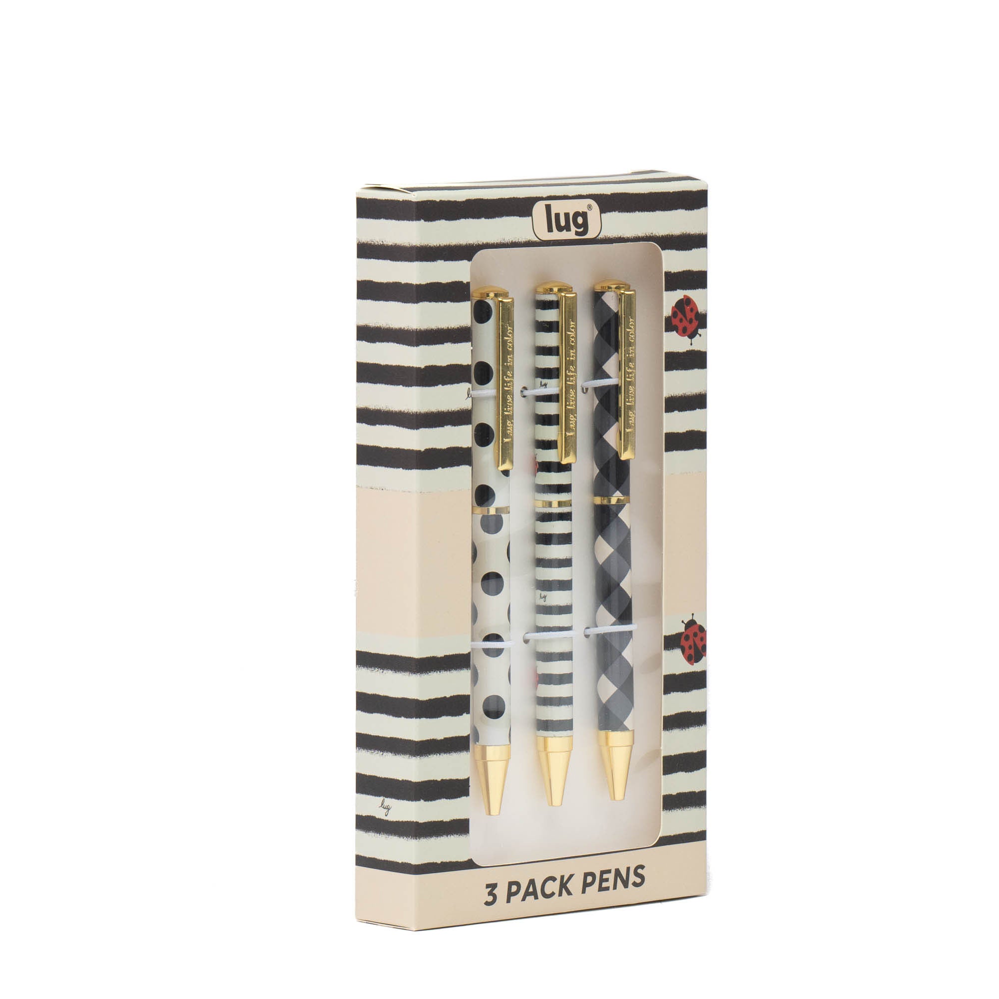 Lug Pens 3pk - Scribble
