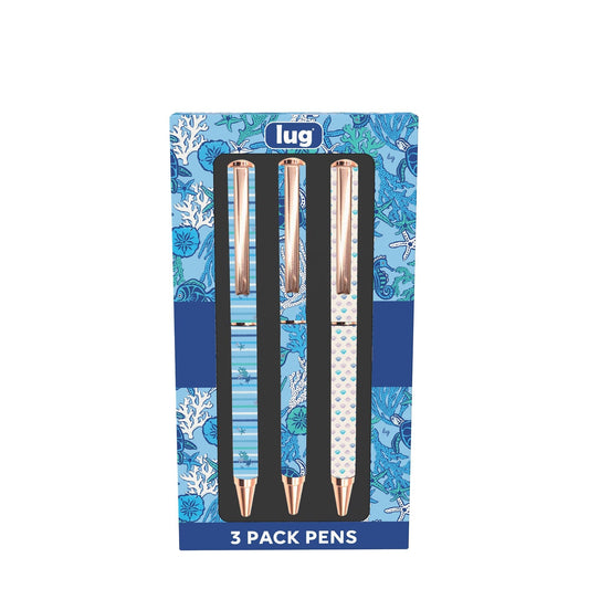 Lug Pens 3pk - Scribble - SEALIFE - Scribble_Pens3Pk_Sealife_01