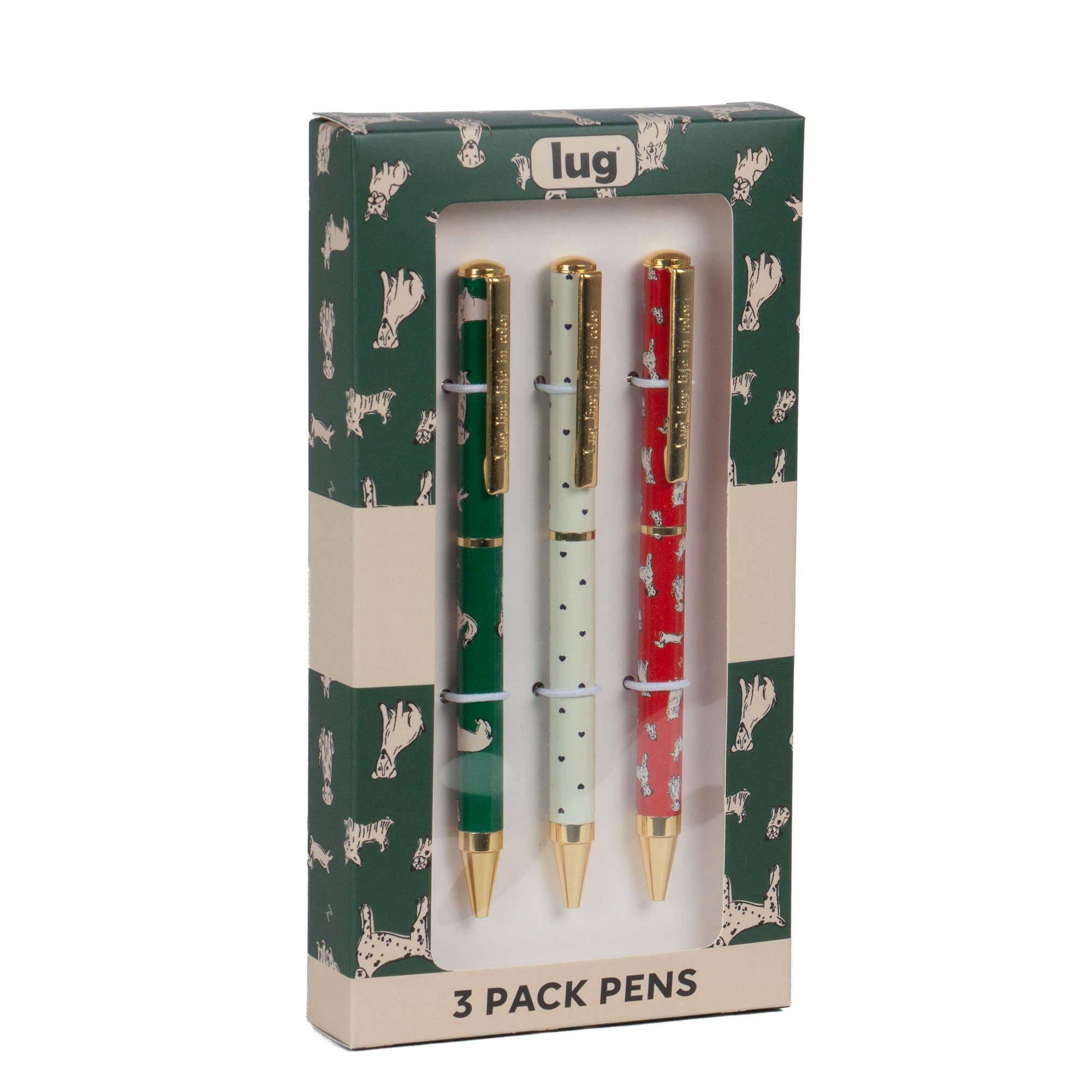Lug Pens 3pk - Scribble