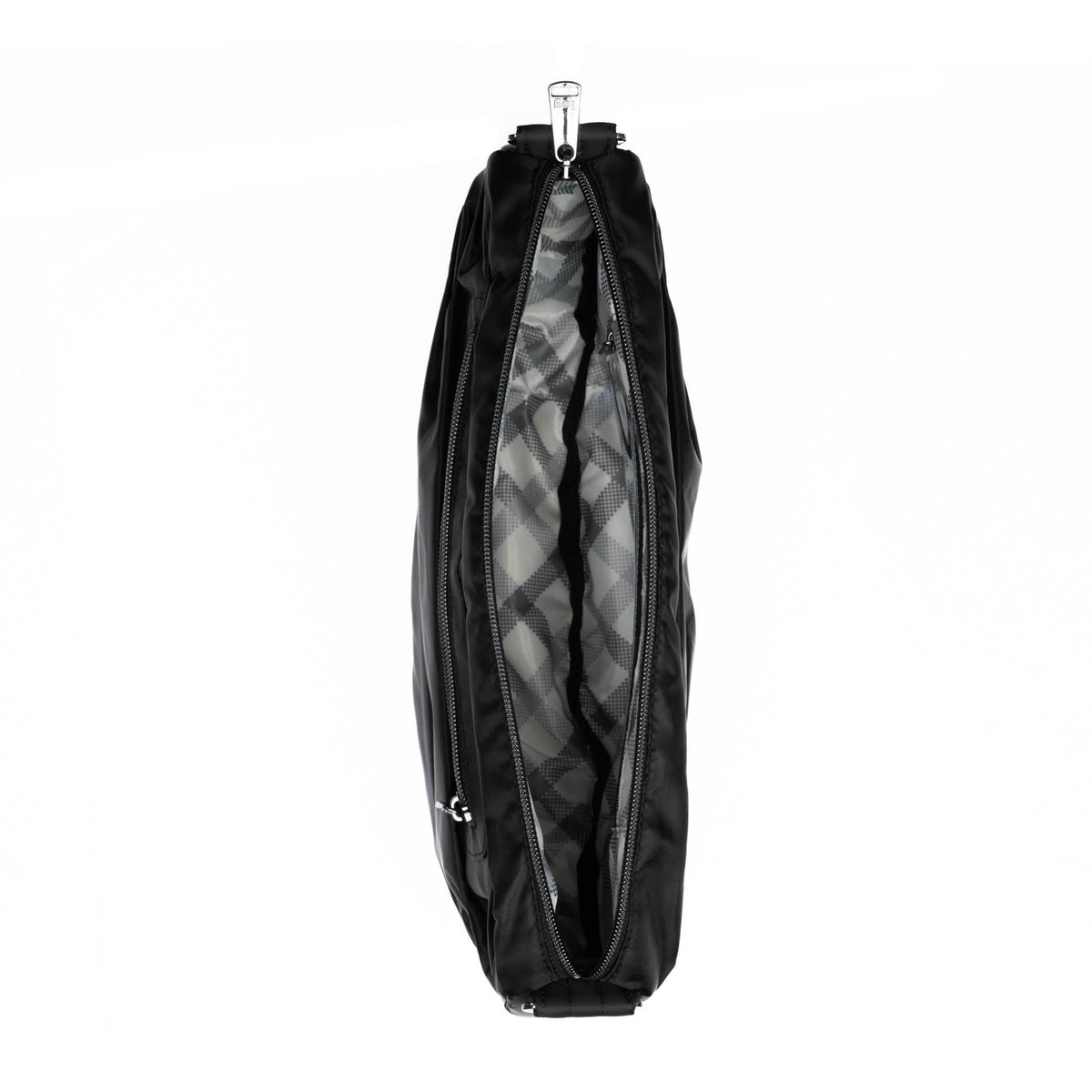 Scuffle Pleated Crossbody Bag with Disco Pouch - BLACK - Scuffle_Black_05