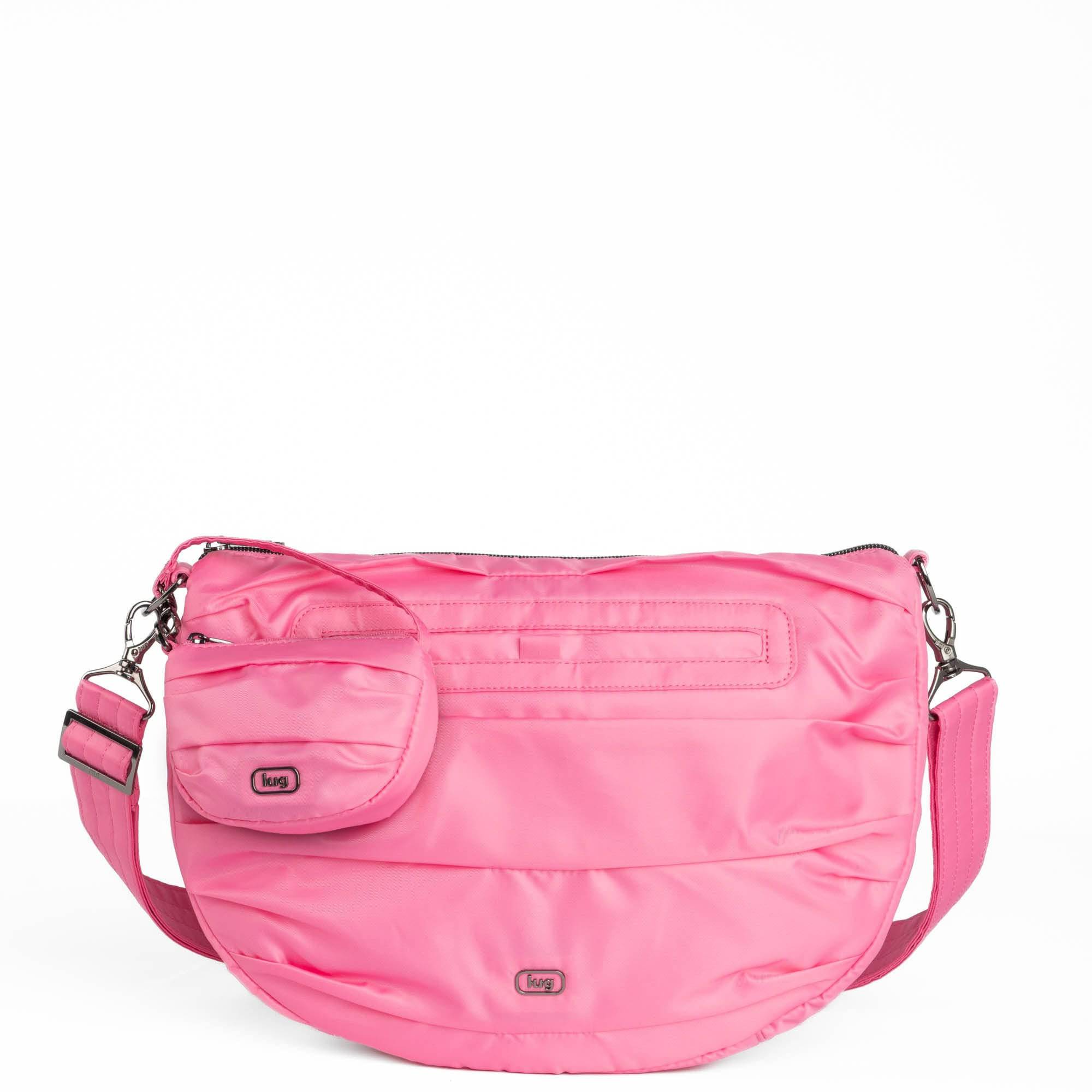 Scuffle Pleated Crossbody Bag with Disco Pouch - - Scuffle_PerfectlyPink_01