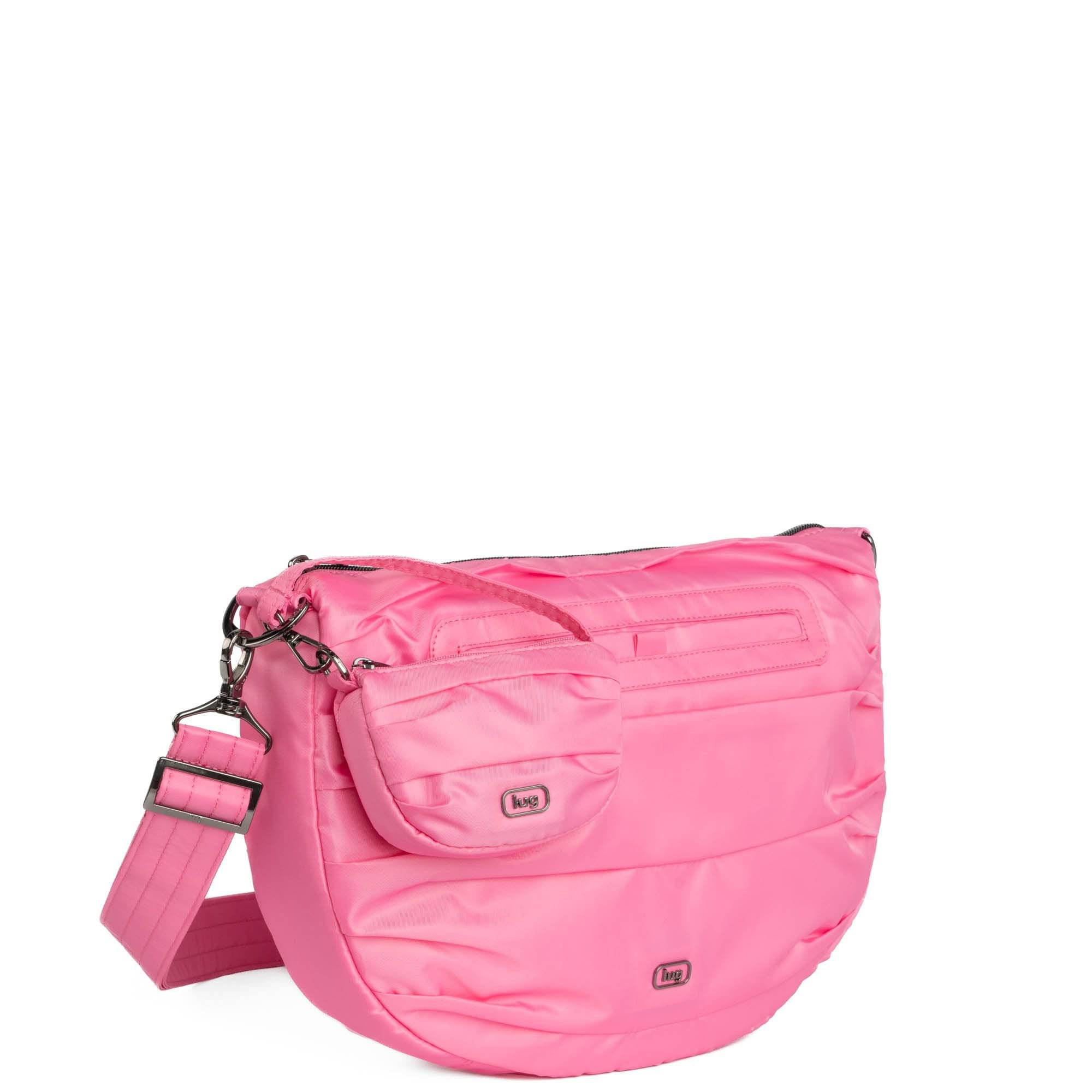 Scuffle Pleated Crossbody Bag with Disco Pouch - PERFECTLY PINK - Scuffle_PerfectlyPink_02