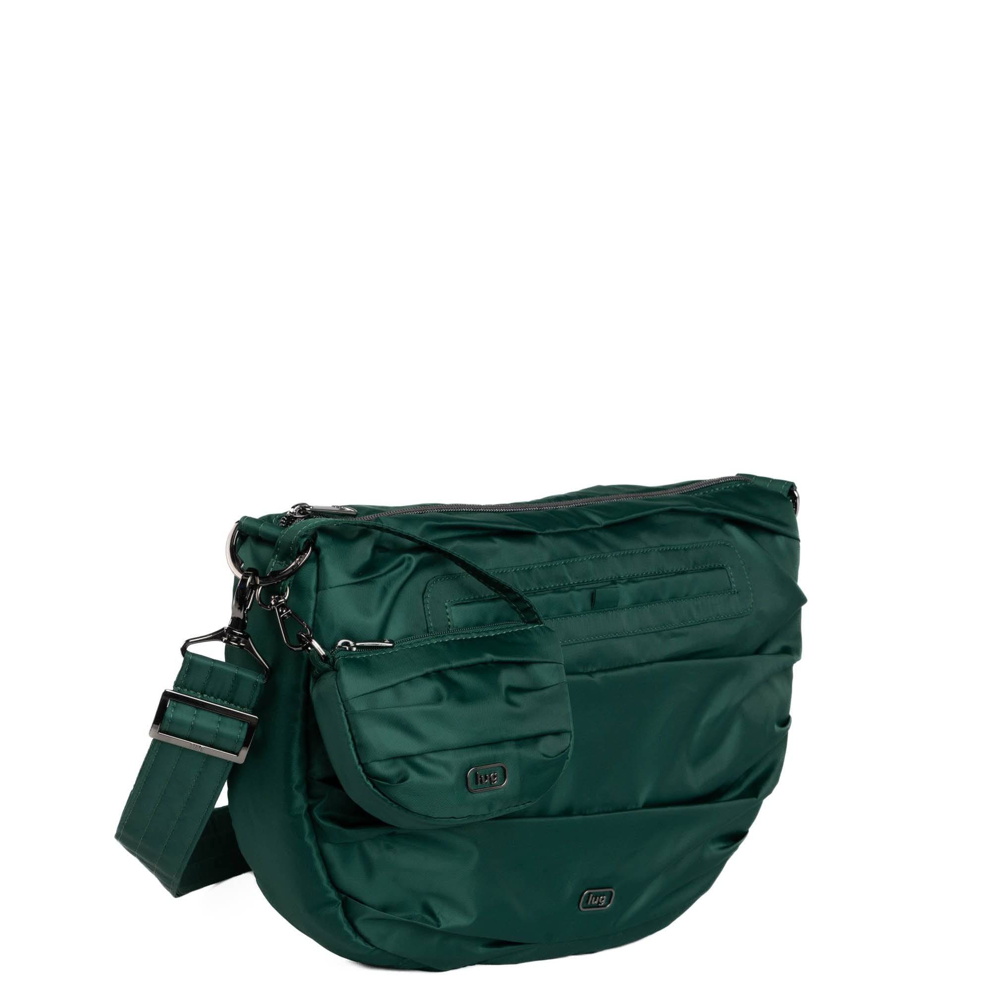 Scuffle Pleated Crossbody Bag with Disco Pouch - WICKEDLY GREEN - Scuffle_WickedlyGreen_02