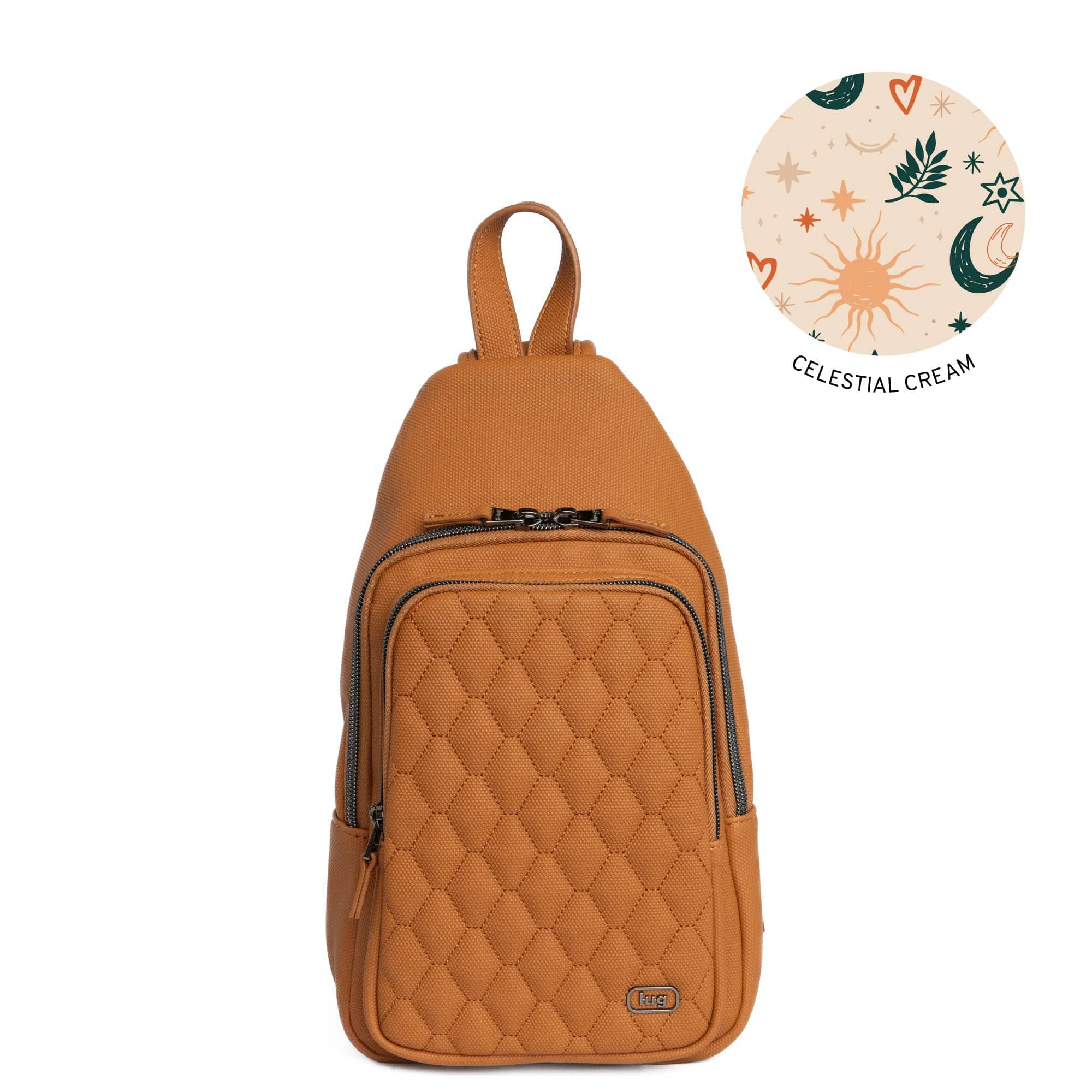 Scurry Matte Luxe VL Sling bag - CAPPUCCINO - Scurry_Cappuccino