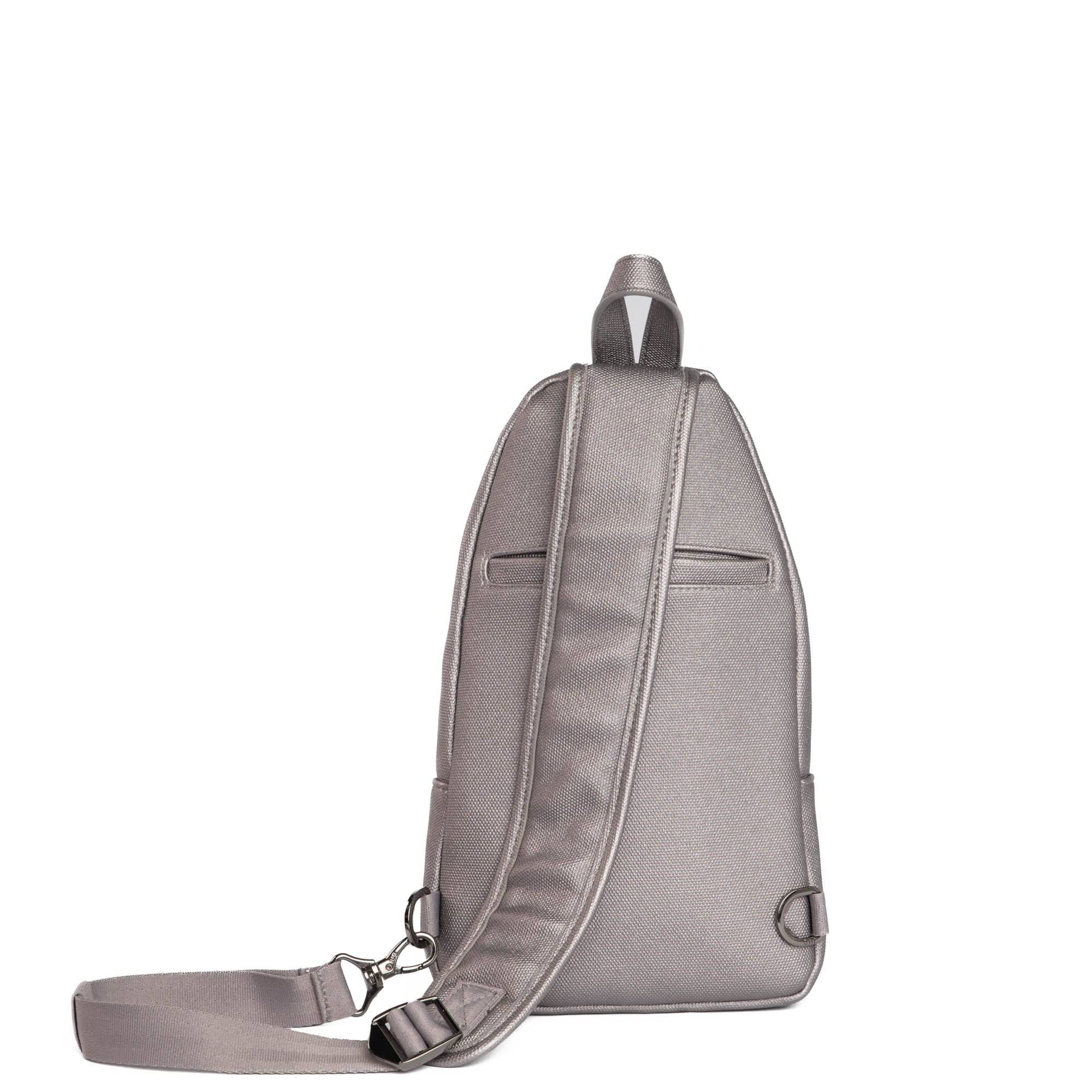 Scurry Matte Luxe VL Sling bag - METALLIC PEARL - Scurry_MatteLuxe_MetallicPearl_04