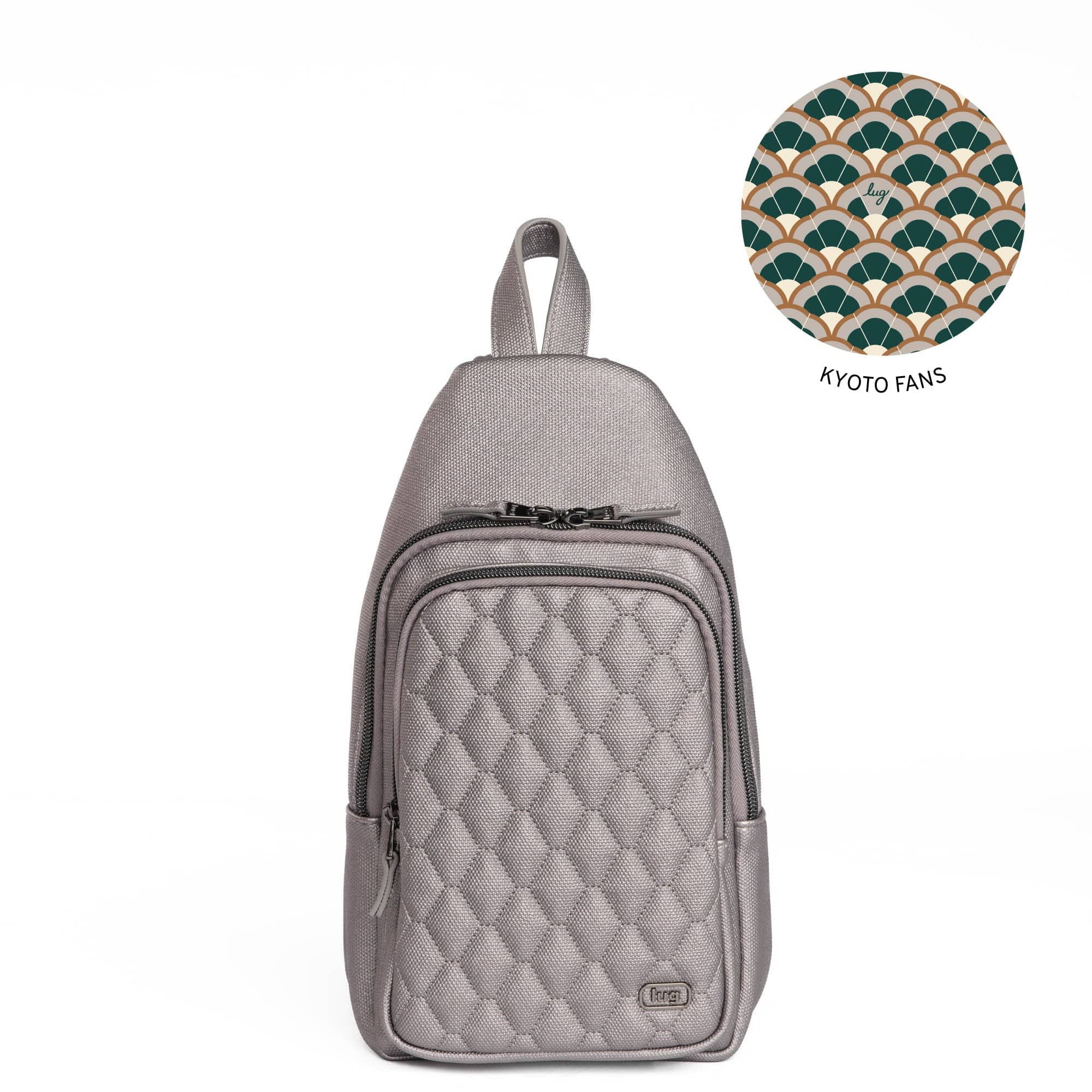 Scurry Matte Luxe VL Sling bag - METALLIC PEARL - Scurry_MetallicPearl