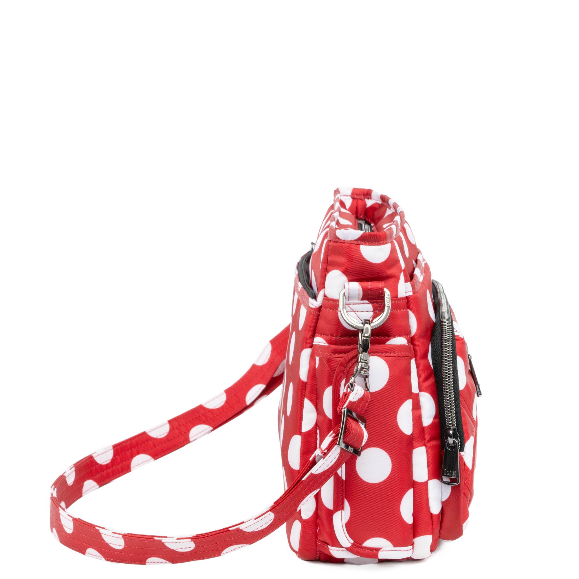 Shimmy SE Crossbody Bag - CRIMSON LARGE DOT 2 - ShimmySE_CrimsonLGDot_03_3584aa70-0062-4ee7-ac51-de623d936730