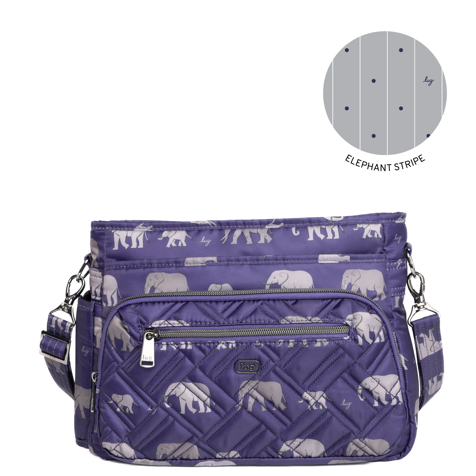 Shimmy SE Crossbody Bag - ELEPHANT PURPLE - ShimmySE_ElephantPurple
