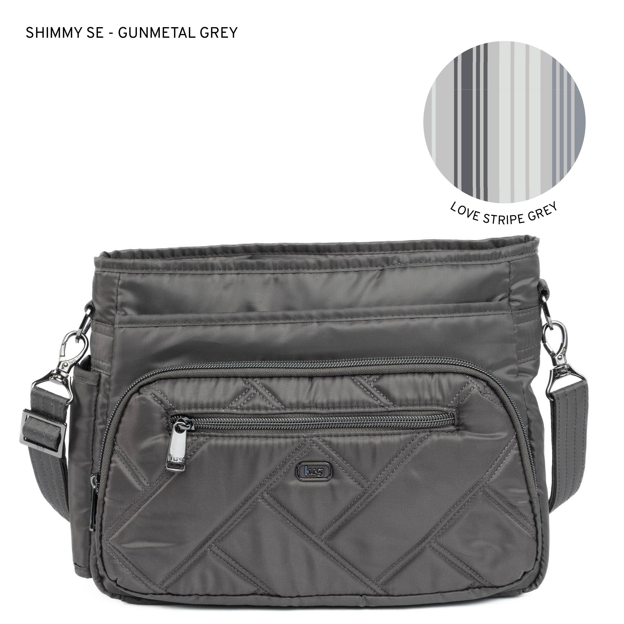 Shimmy SE Crossbody Bag - GUNMETAL GREY - ShimmySE_GunmetalGrey_LL