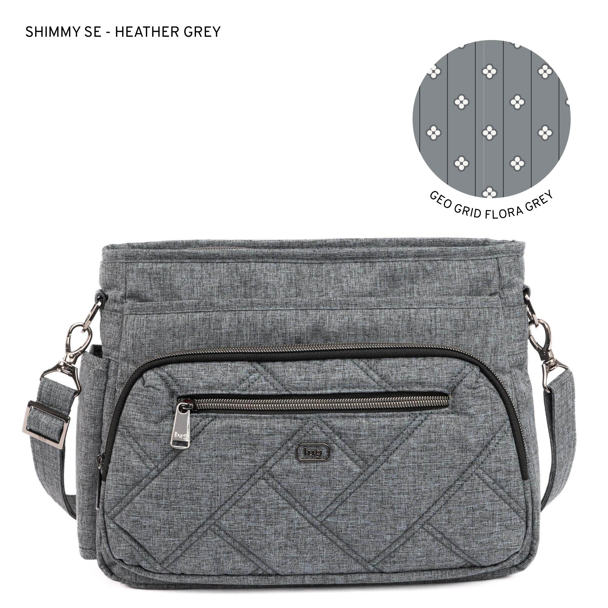 Shimmy SE Crossbody Bag - GUNMETAL GREY - ShimmySE_HeatherGrey_LL