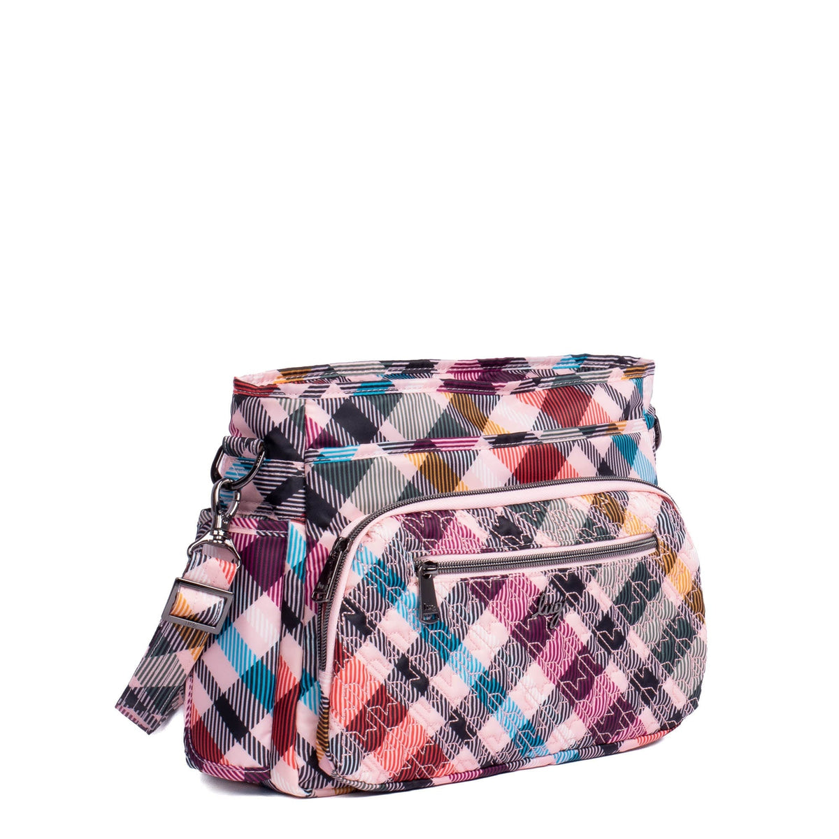 Shimmy SE Crossbody Bag - PINK PLAID - ShimmySE_PinkPlaid_02_7afcd521-32de-493e-b67a-e708d8f31878