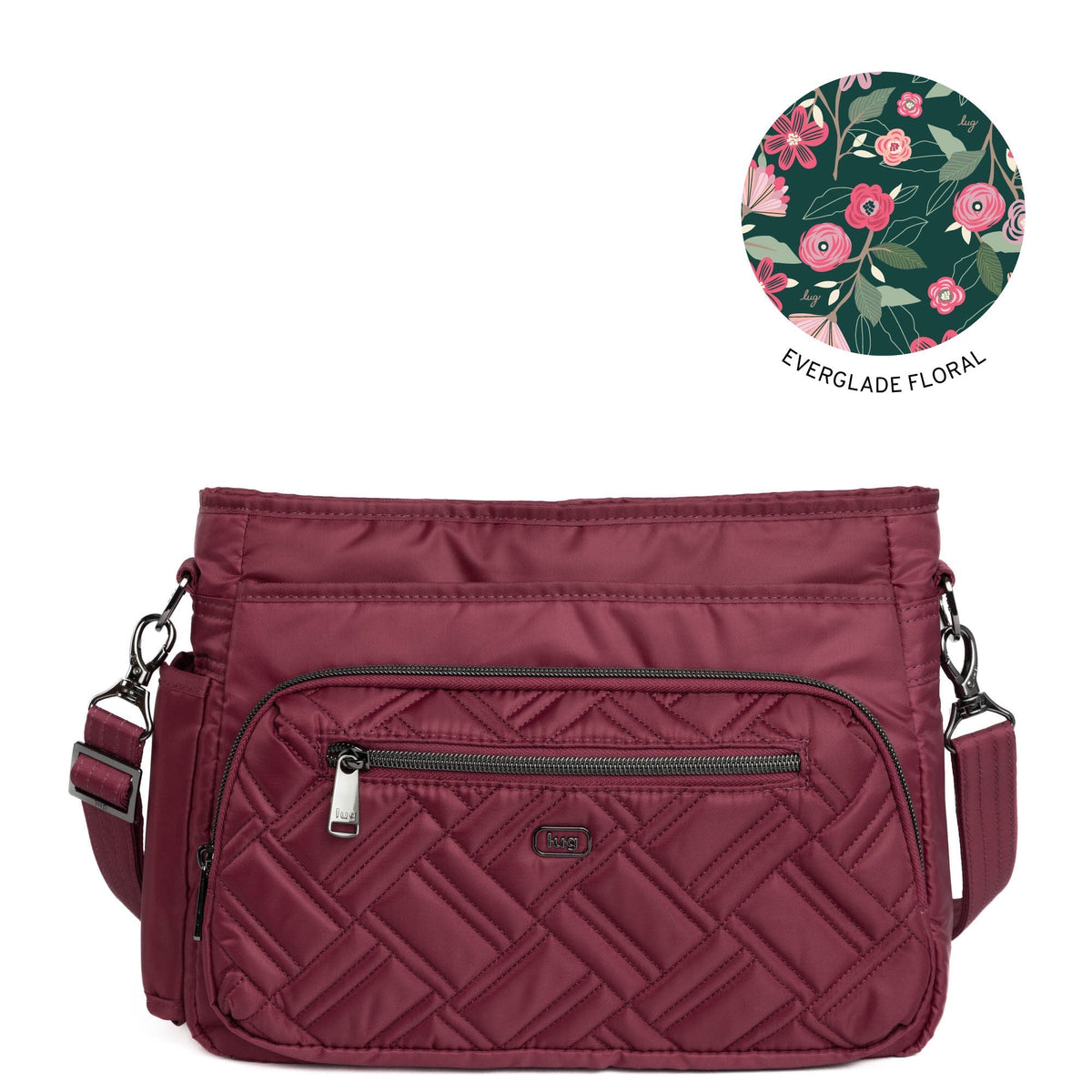 Shimmy SE Crossbody Bag - RASPBERRY - ShimmySE_Raspberry