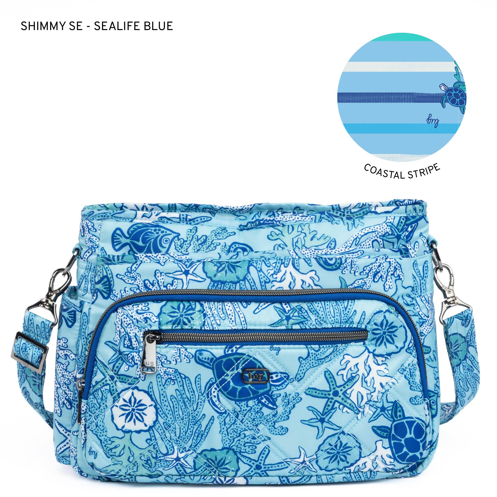 Shimmy SE Crossbody Bag - SEALIFE BLUE - ShimmySE_SealifeBlue_LL