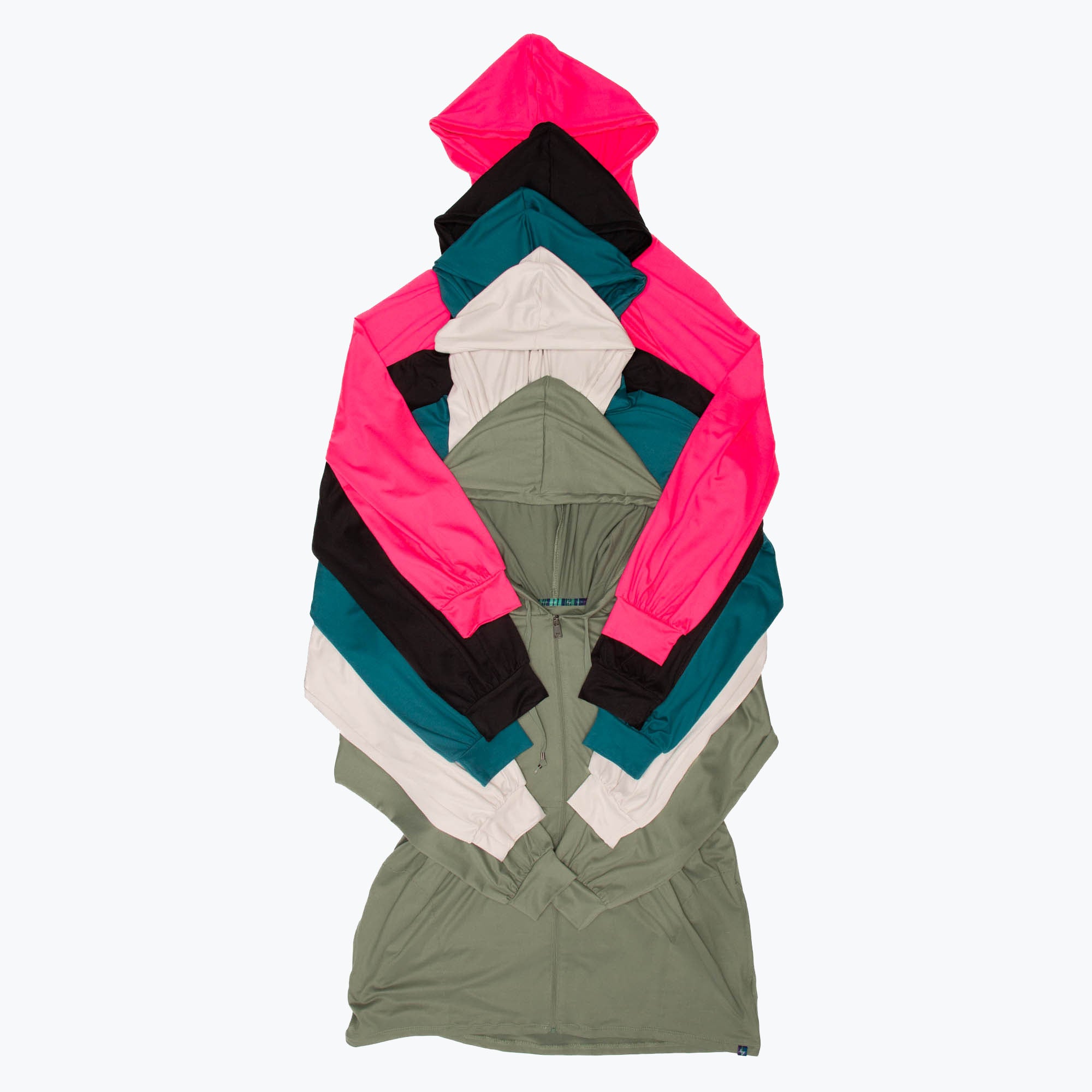 Shimmy Brushed Jersey Zip Up - - Shimmy_Group_Flatlay_01