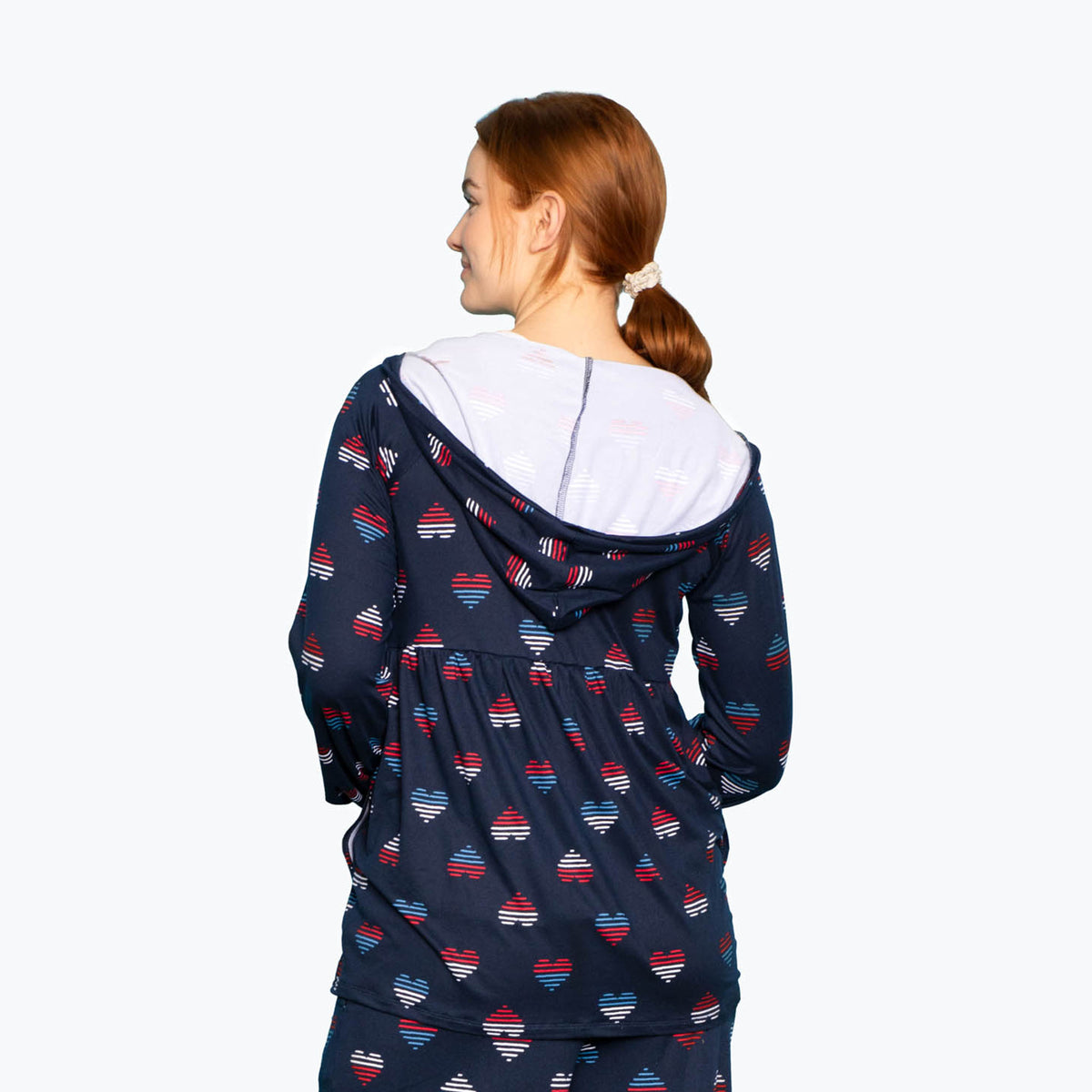 Shimmy Brushed Jersey Zip Up - HEARTS LIBERTY - Shimmy_HeartsLiberty_S_02