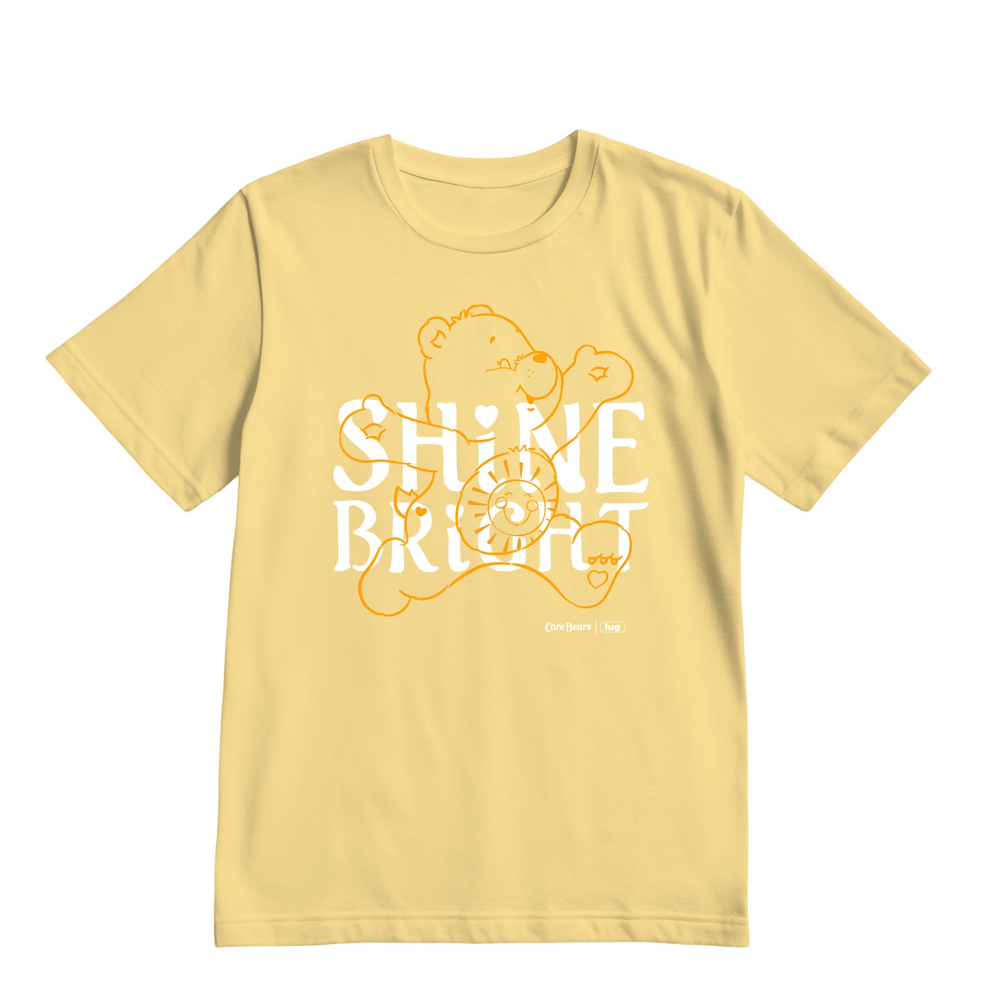 Care Bears x Lug Tee Shirt - SHINE BRIGHT YELLOW - ShineBright_Tshirt_Yellow_01