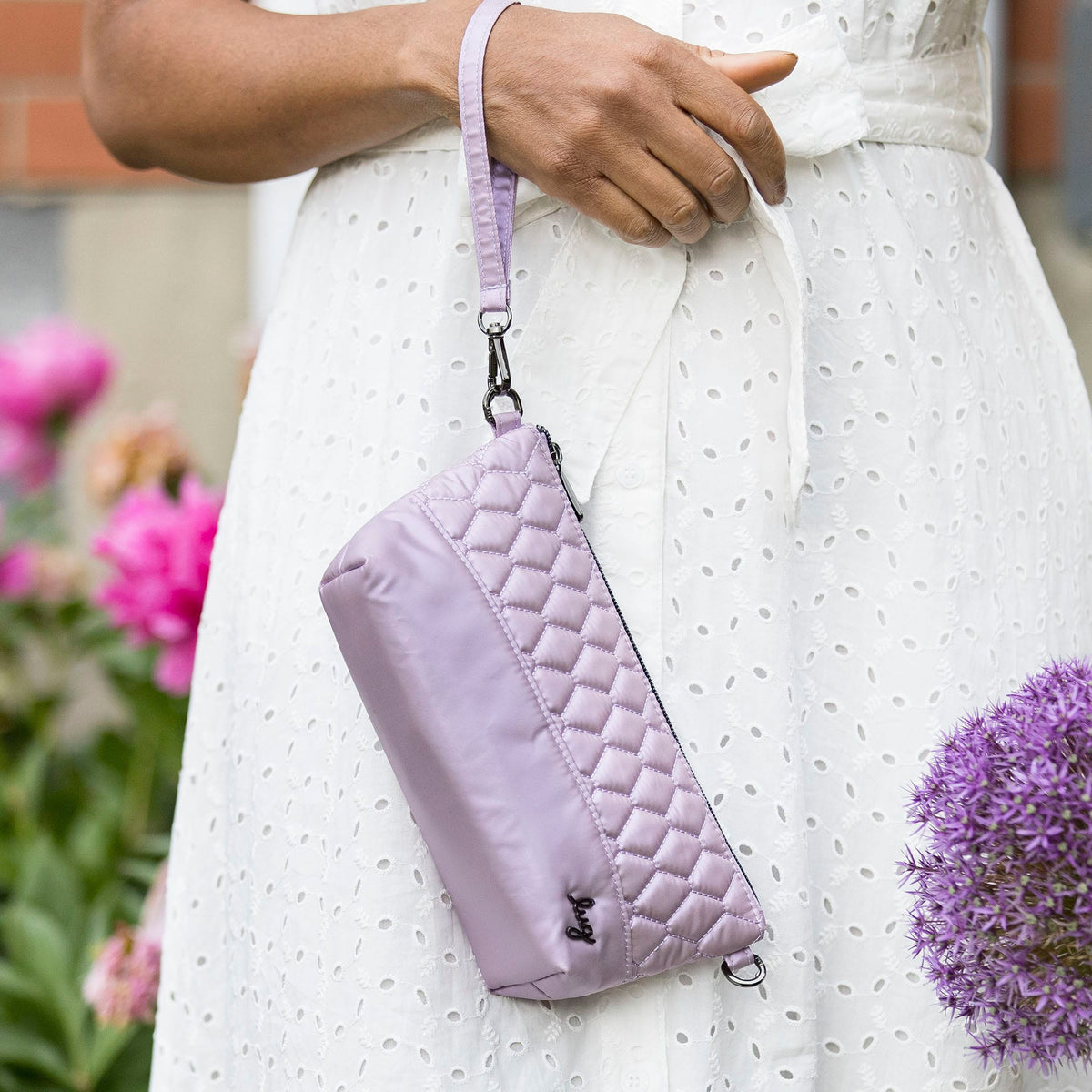 Shiplap RFID Wristlet Pouch