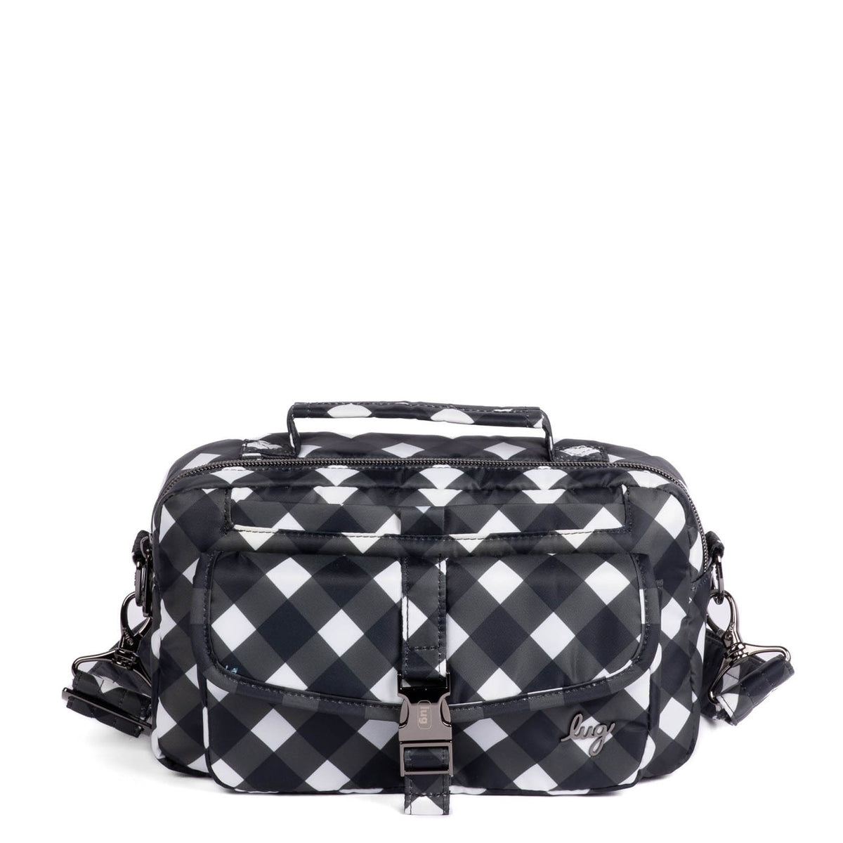 Sidecar Convertible Crossbody Bag - - Sidecar_GinghamBlack_01_8aada509-df3b-4dfa-a6b4-830f9dc0ff73