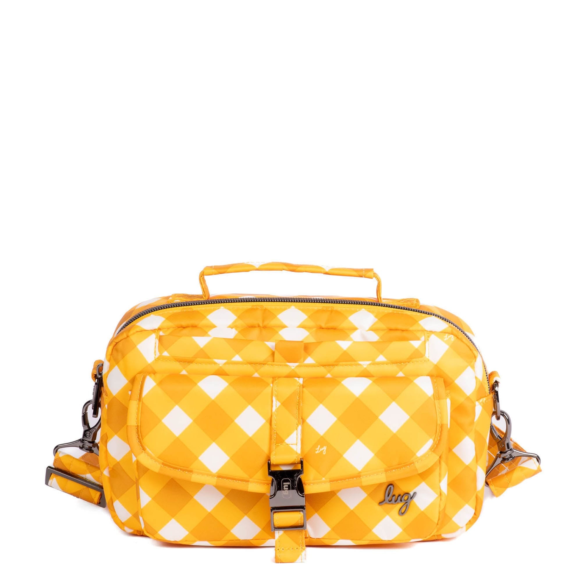 Sidecar Convertible Crossbody Bag - GINGHAM MUSTARD - Sidecar_GinghamMustard_01