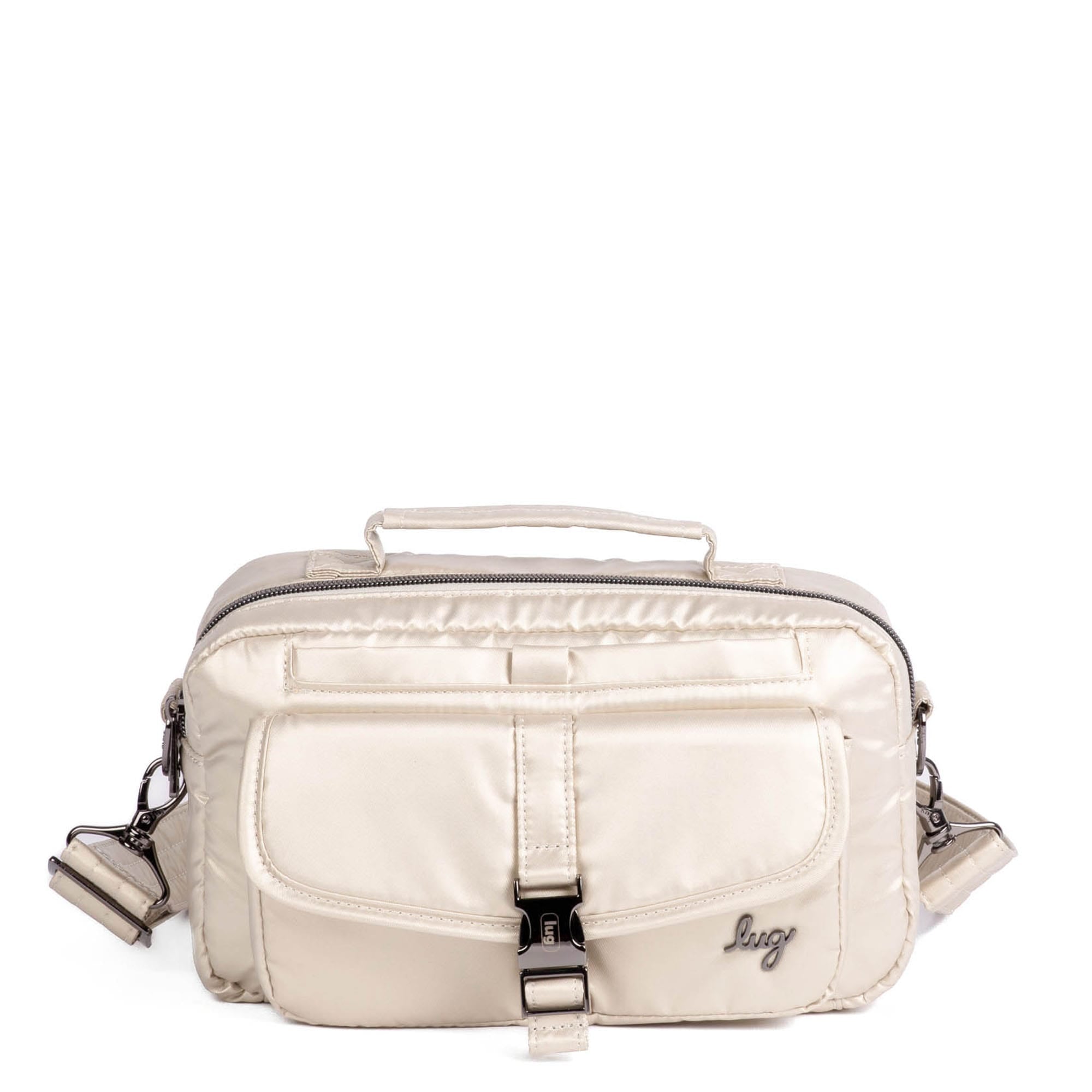Sidecar Convertible Crossbody Bag - METALLIC CHAMPAGNE - Sidecar_MetallicChampagne_01