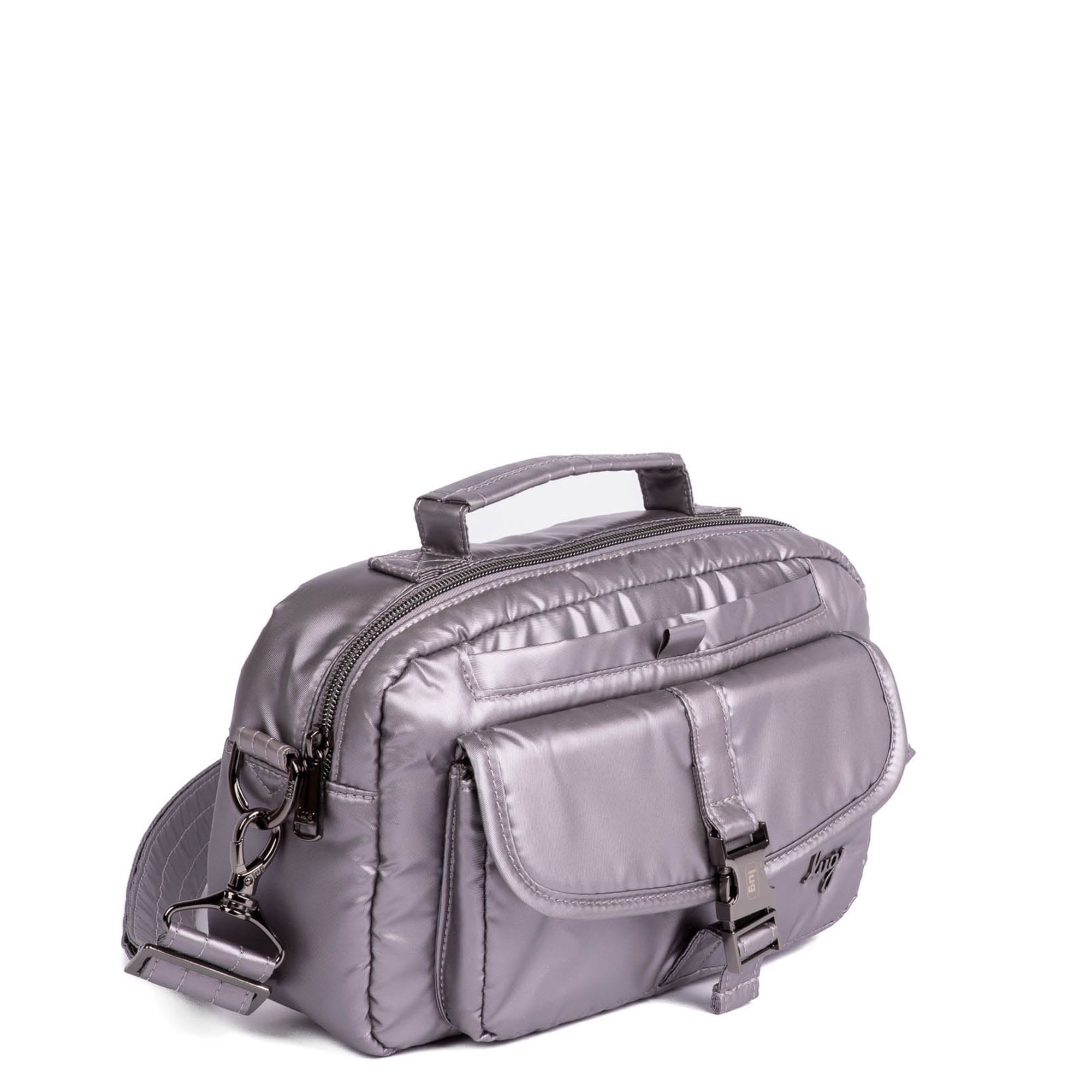 Sidecar Convertible Crossbody Bag - METALLIC PEARL - Sidecar_MetallicPearl_02