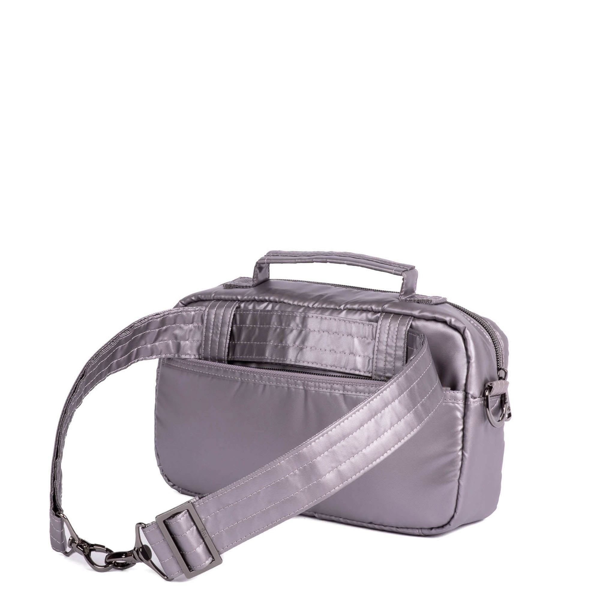 Sidecar Convertible Crossbody Bag - METALLIC PEARL - Sidecar_MetallicPearl_04
