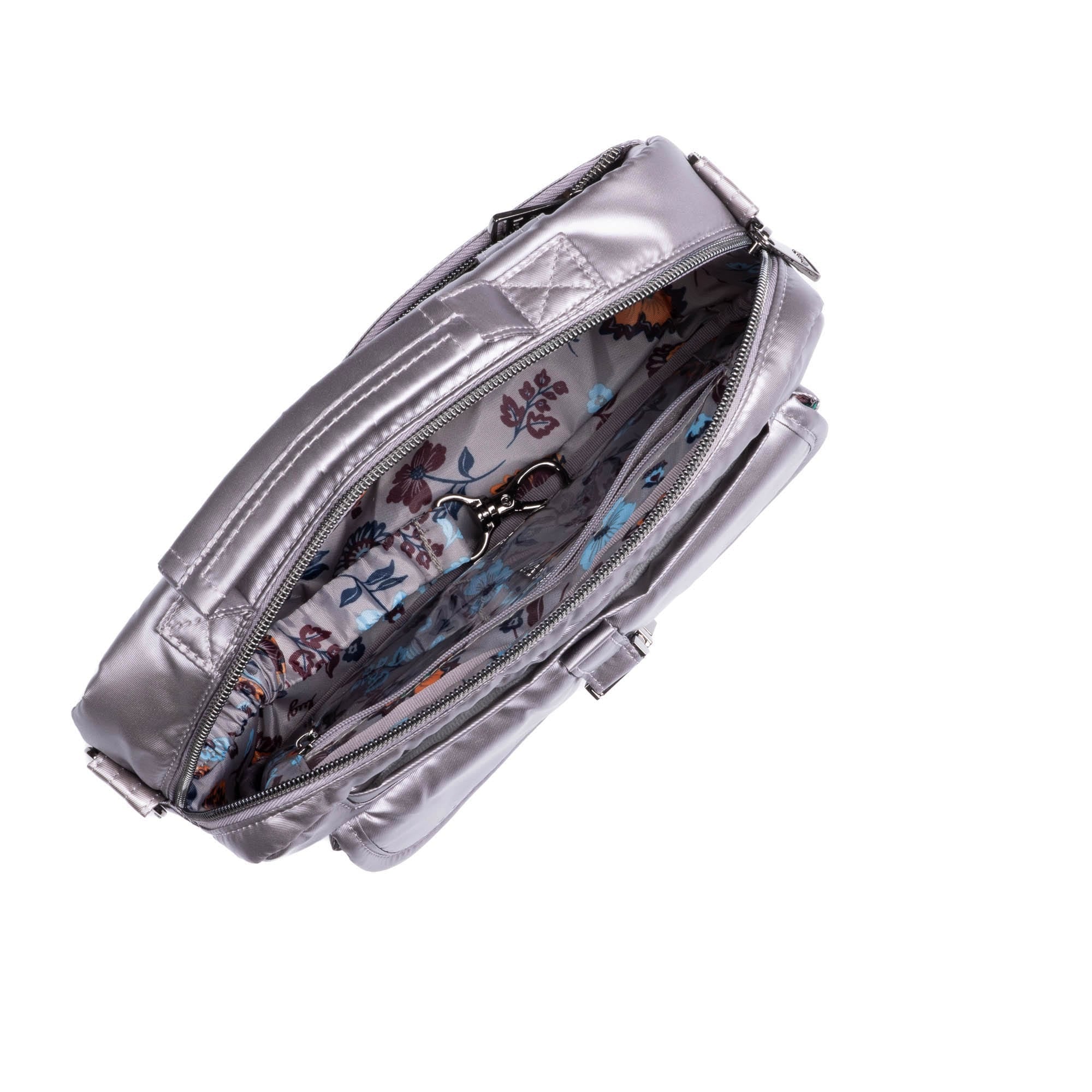 Sidecar Convertible Crossbody Bag - METALLIC PEARL - Sidecar_MetallicPearl_05