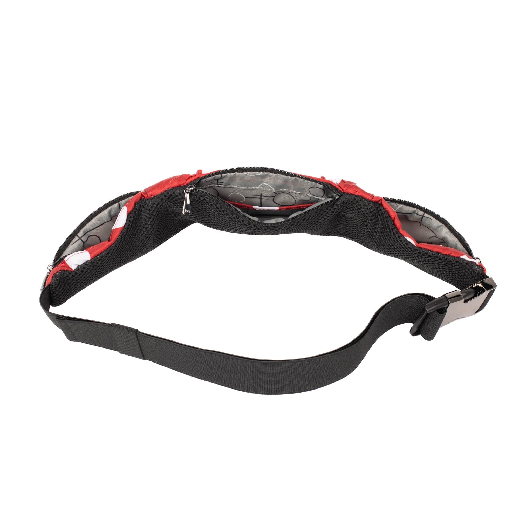 Skedaddle Belt Bag - CRIMSON LARGE DOT - Skedaddle_CrimsonLGDot_05