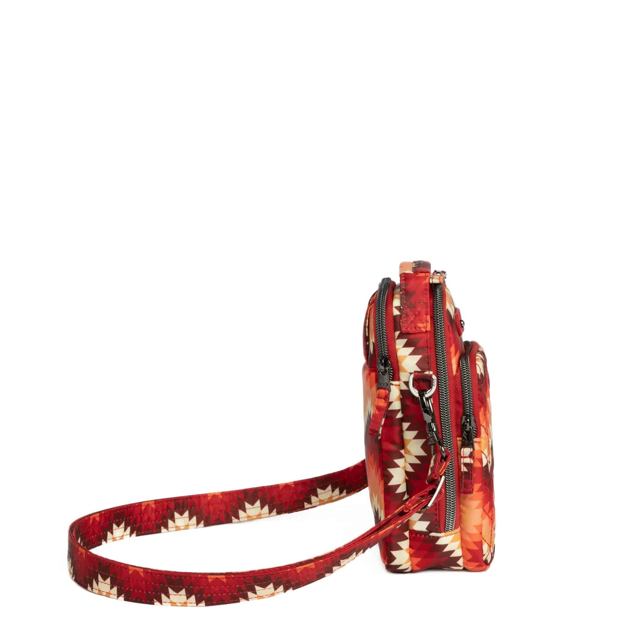 Guild Collection Classic Skeeter Mini Bridge - BARGELLO MOUNTAINS RED - SkeeterMD_BargelloMountainsRed_03