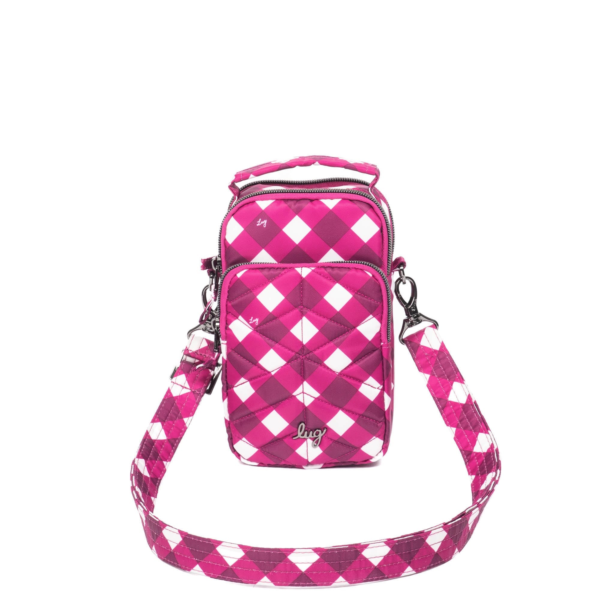 Skeeter Mini 2 Convertible Crossbody - GINGHAM BERRY - SkeeterMini2_GinghamBerry_01