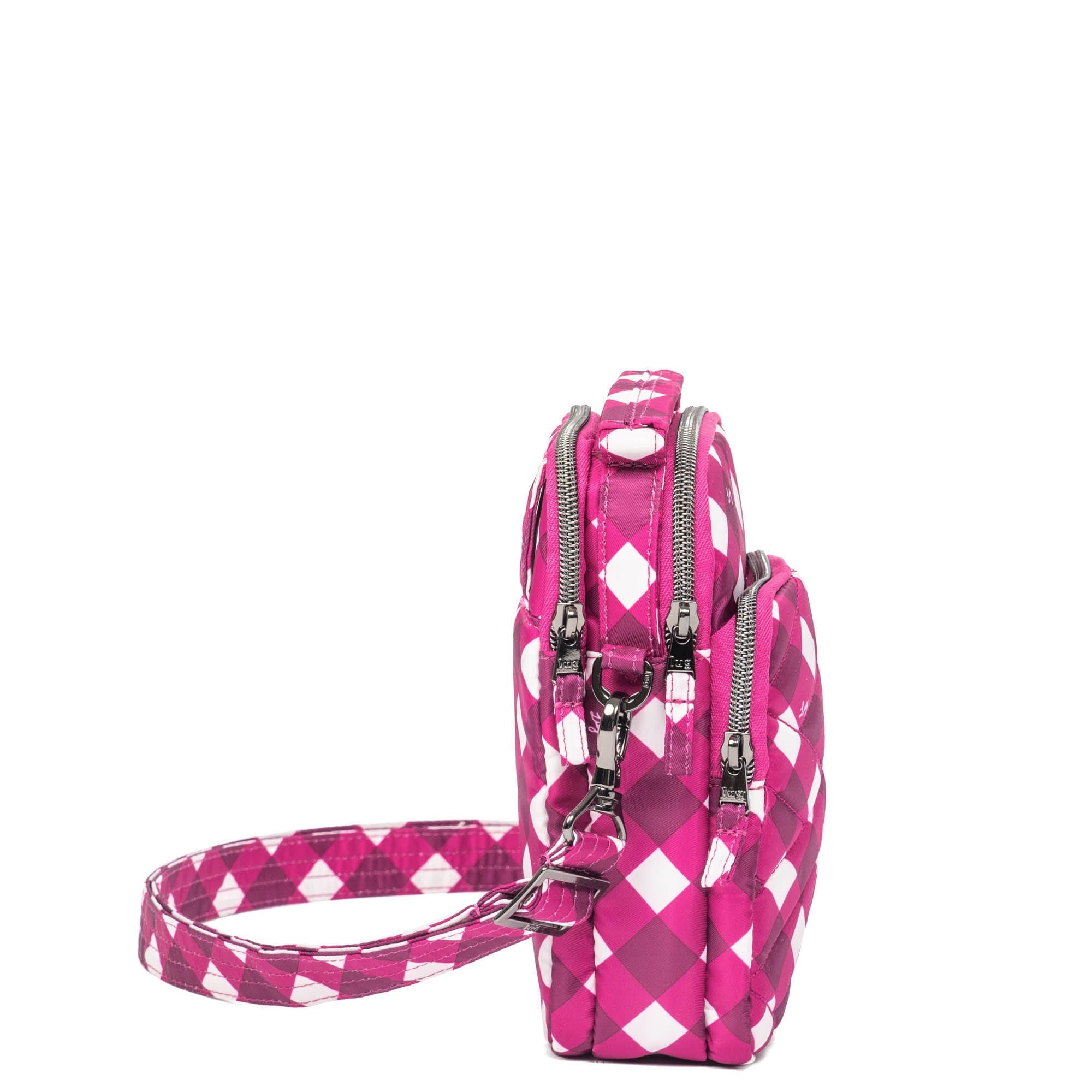 Skeeter Mini 2 Convertible Crossbody - GINGHAM BERRY - SkeeterMini2_GinghamBerry_03