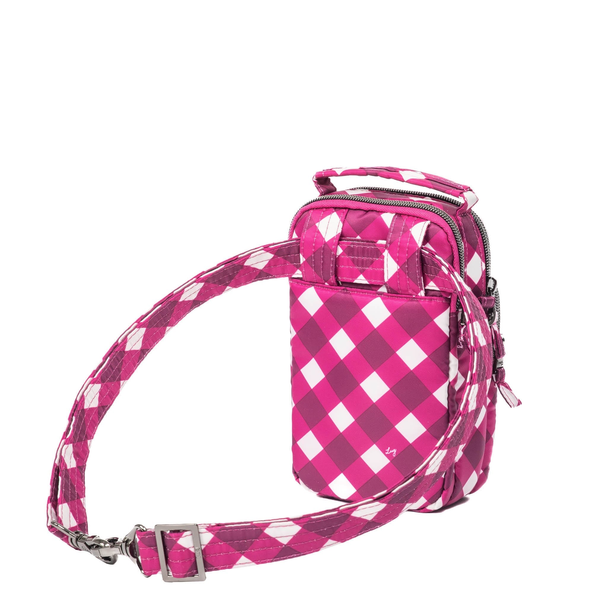 Skeeter Mini 2 Convertible Crossbody - GINGHAM BERRY - SkeeterMini2_GinghamBerry_04