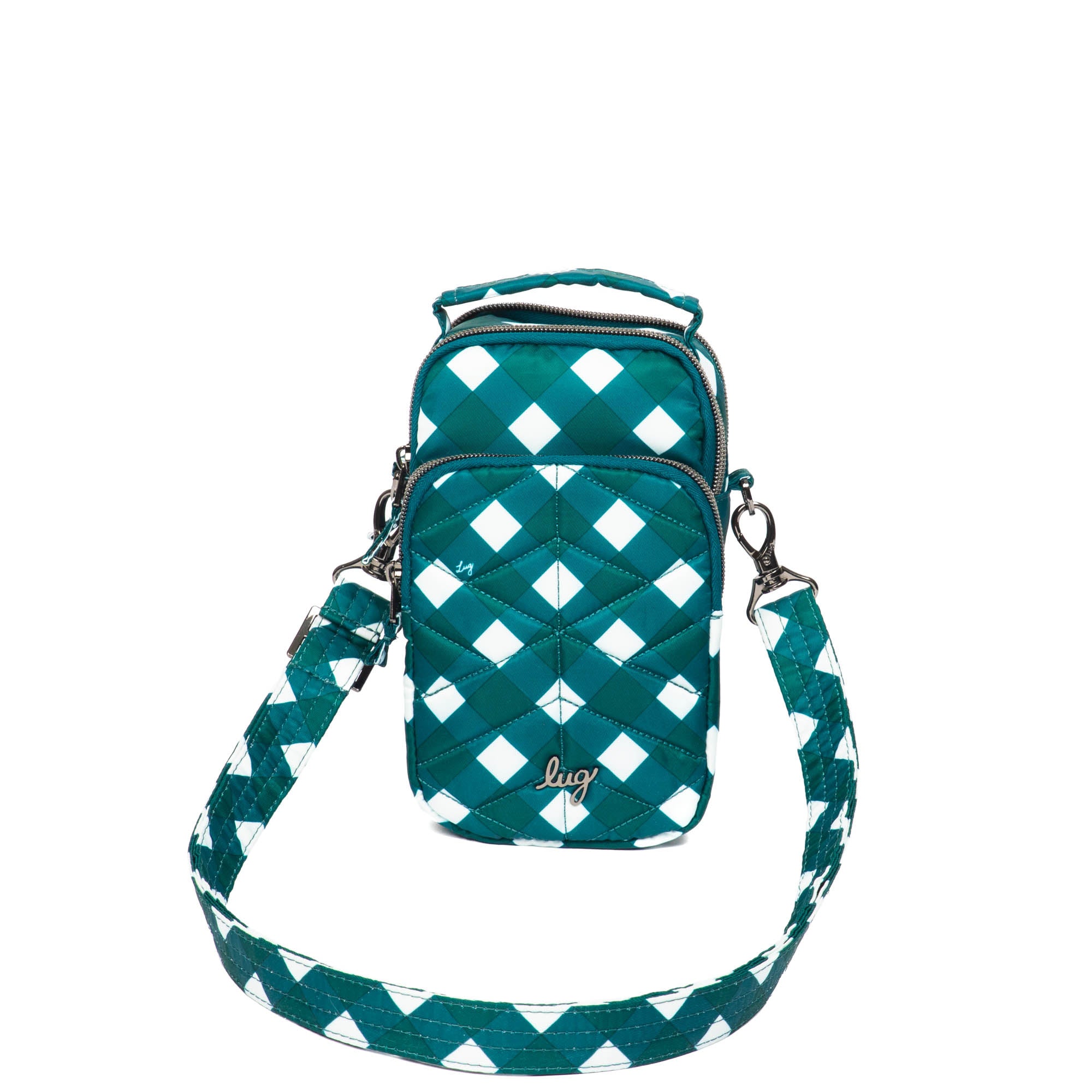 Skeeter Mini 2 Convertible Crossbody - - SkeeterMini2_GinghamEvergreen_012