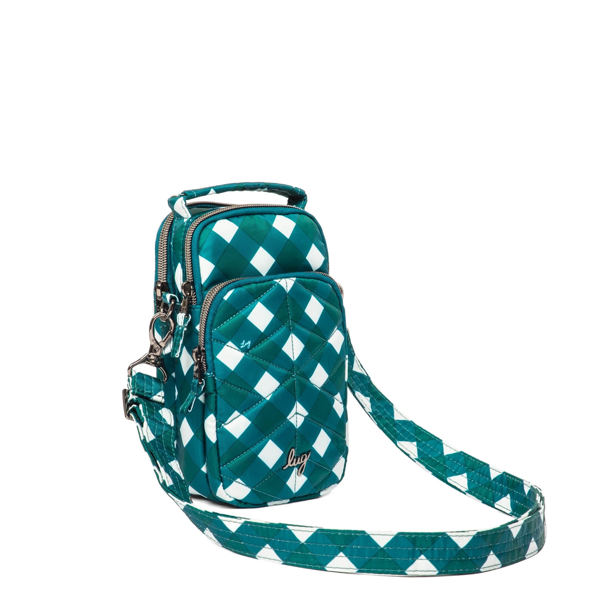 Skeeter Mini 2 Convertible Crossbody - GINGHAM EVERGREEN - SkeeterMini2_GinghamEvergreen_02