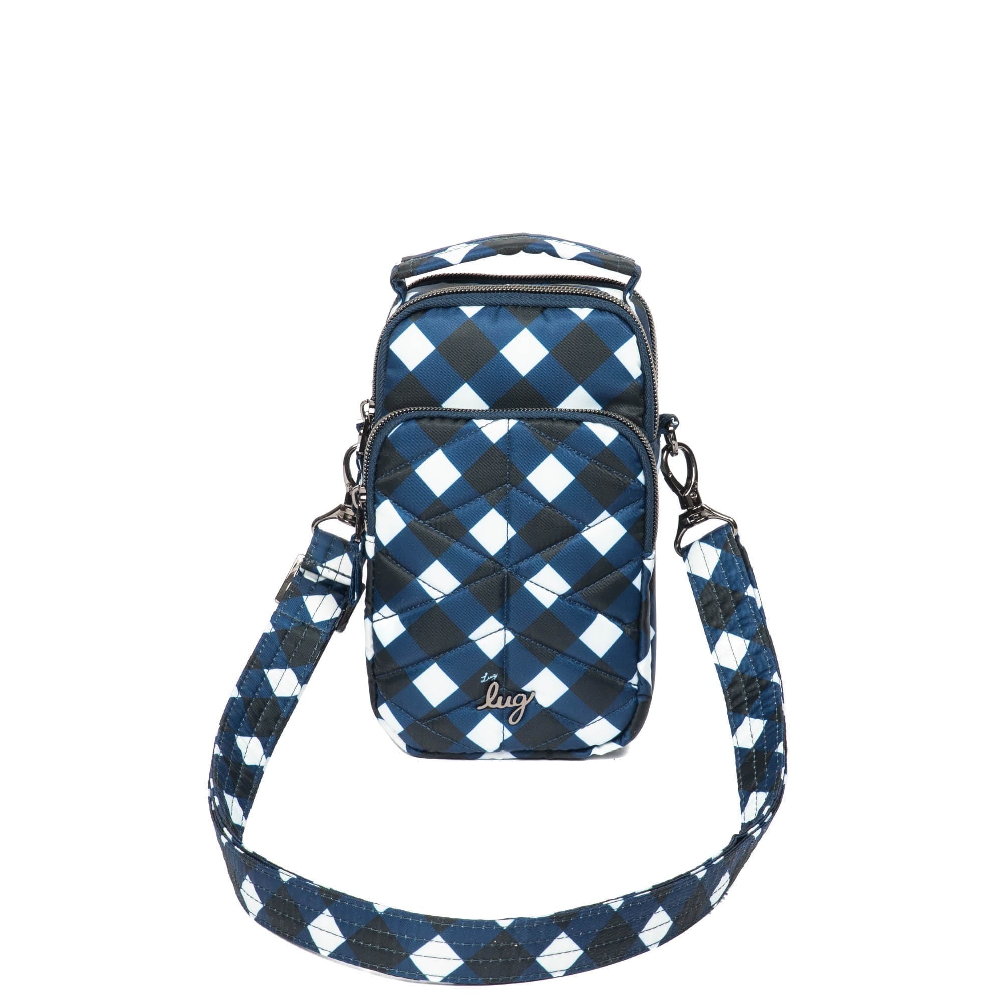 Skeeter Mini 2 Convertible Crossbody - GINGHAM NAVY - SkeeterMini2_GinghamNavy_01