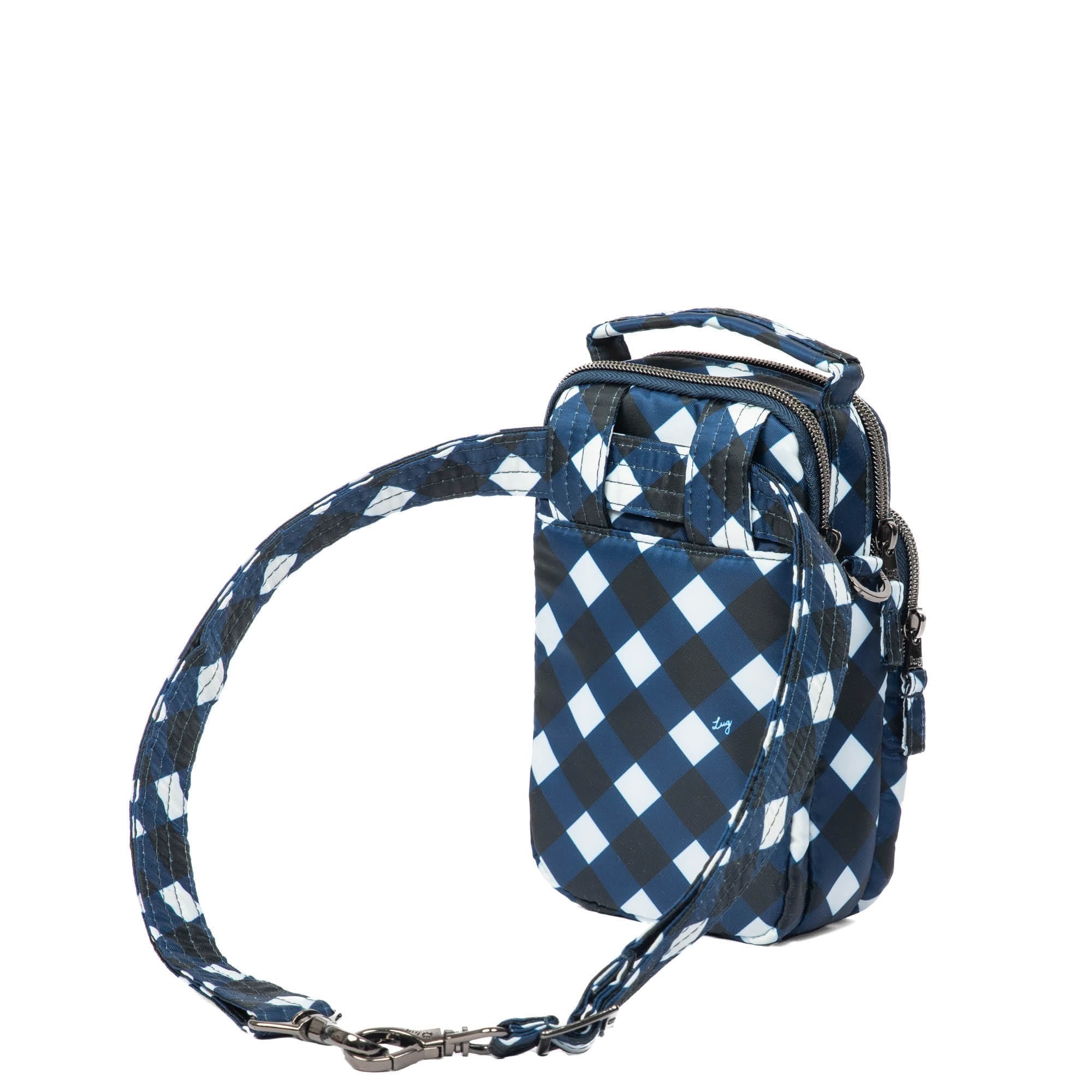 Skeeter Mini 2 Convertible Crossbody - GINGHAM NAVY - SkeeterMini2_GinghamNavy_04