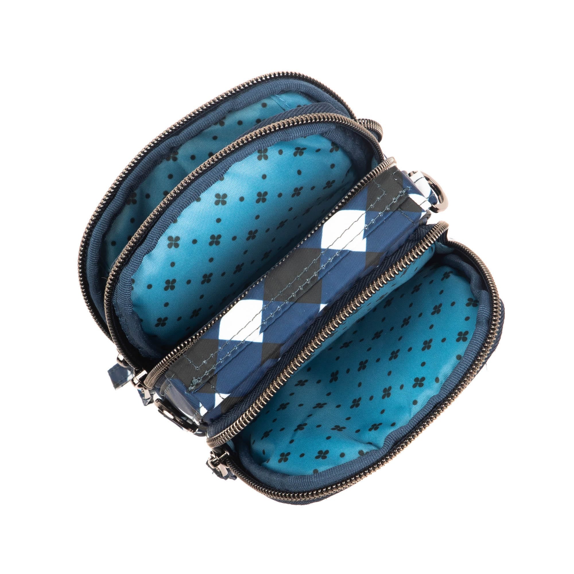 Skeeter Mini 2 Convertible Crossbody - GINGHAM NAVY - SkeeterMini2_GinghamNavy_05