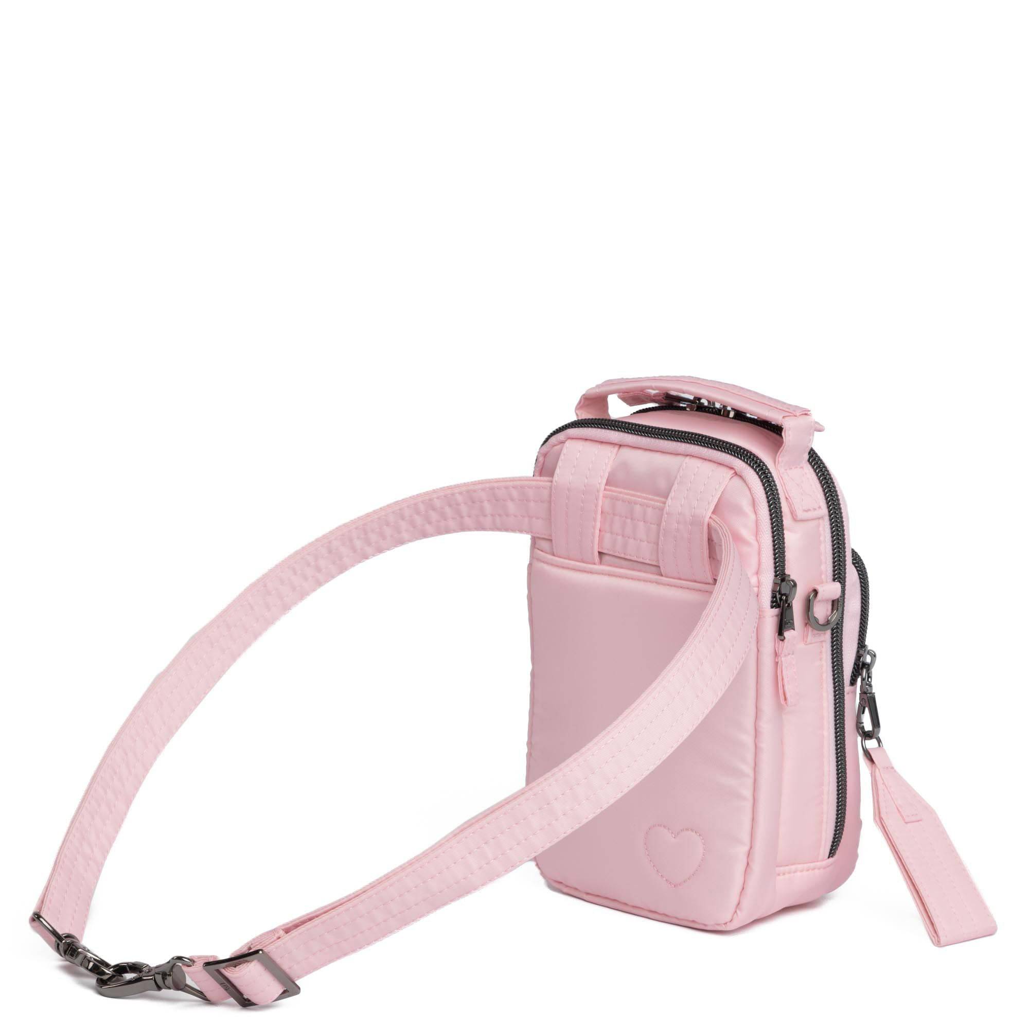 Skeeter Mini Bridge Love Convertible Crossbody - BUBBLE PINK - SkeeterMiniBridgeLove_BubblePink_05