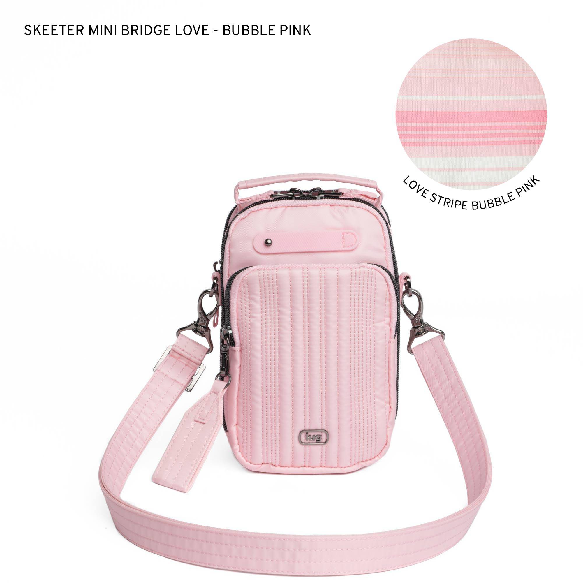 Skeeter Mini Bridge Love Convertible Crossbody - BUBBLE PINK - SkeeterMiniBridgeLove_BubblePink_LL_1ebv7o