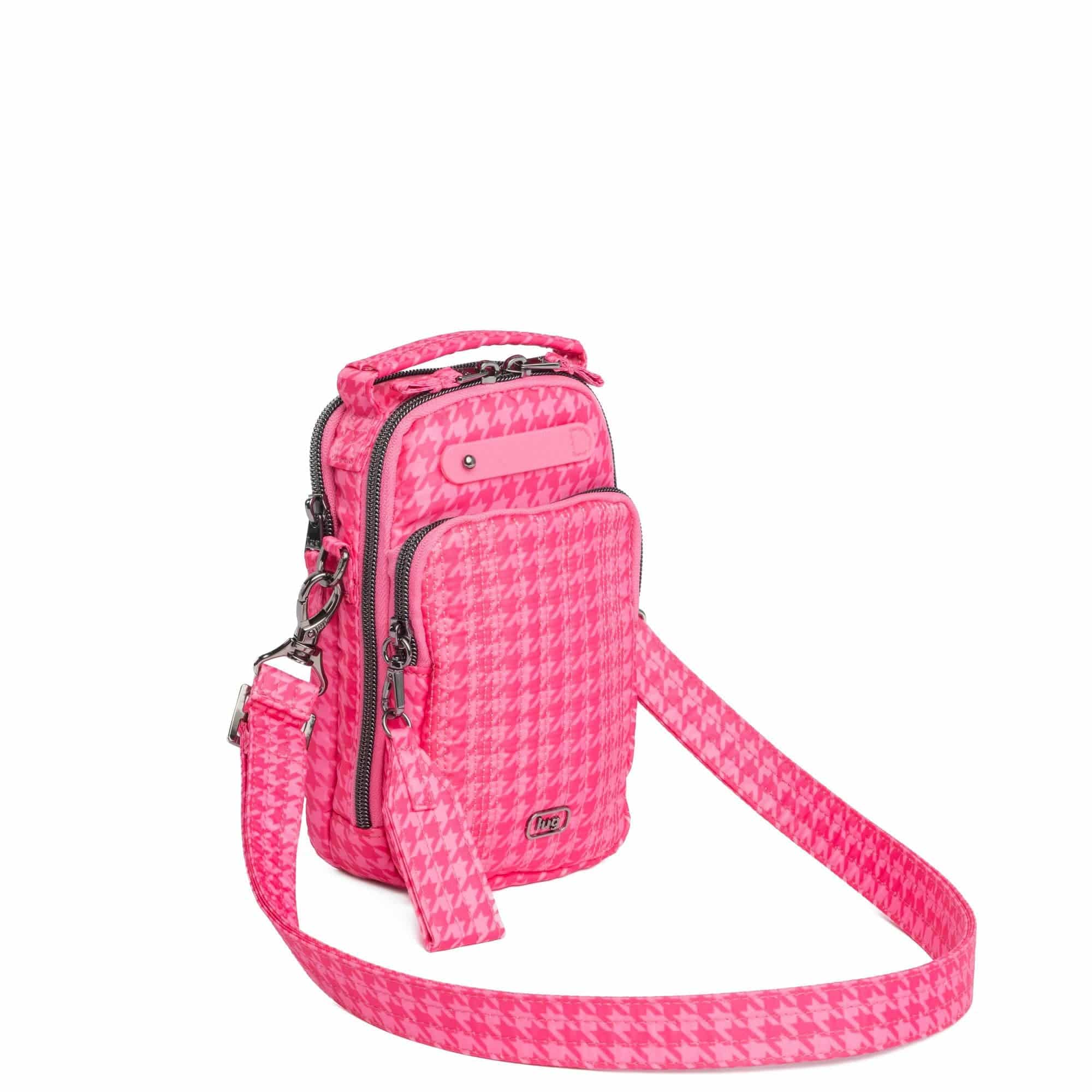 Skeeter Mini Bridge Love Convertible Crossbody - HOUNDSTOOTH RED PINK - SkeeterMiniBridgeLove_HoundstoothPink_02_eec6326e-9297-47dd-8a40-c2d791358015