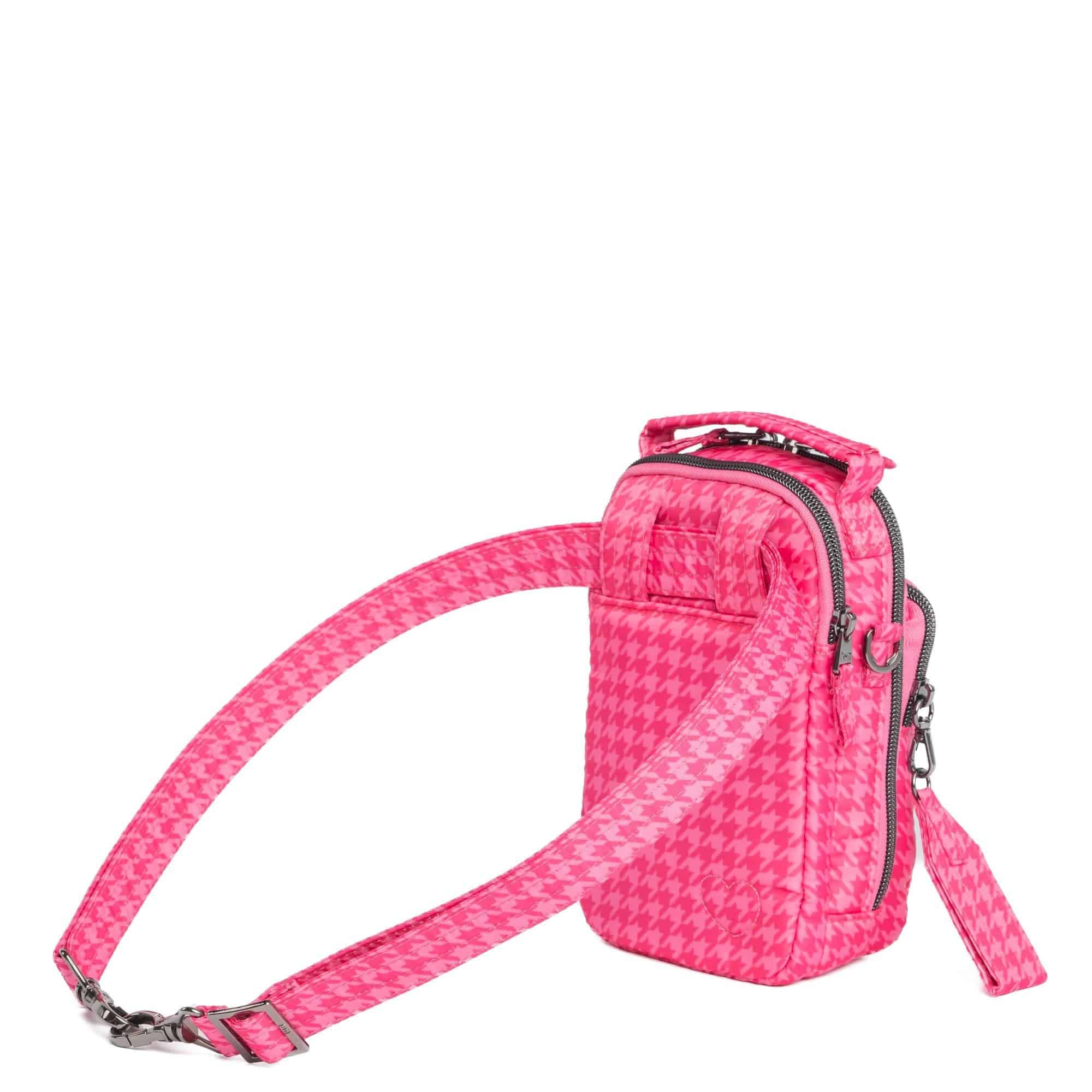 Skeeter Mini Bridge Love Convertible Crossbody - HOUNDSTOOTH RED PINK - SkeeterMiniBridgeLove_HoundstoothPink_05_2ad9b55b-8cf3-41d0-a209-0870810ac0f8